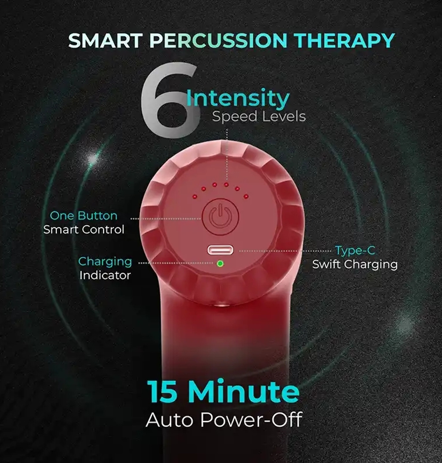 Image of RLN beatXP Bolt Deep Tissue Massage Gun, Percussion Muscle Massager Pain Relief Neck, Shoulder, Back, Foot for Men & Women Massager