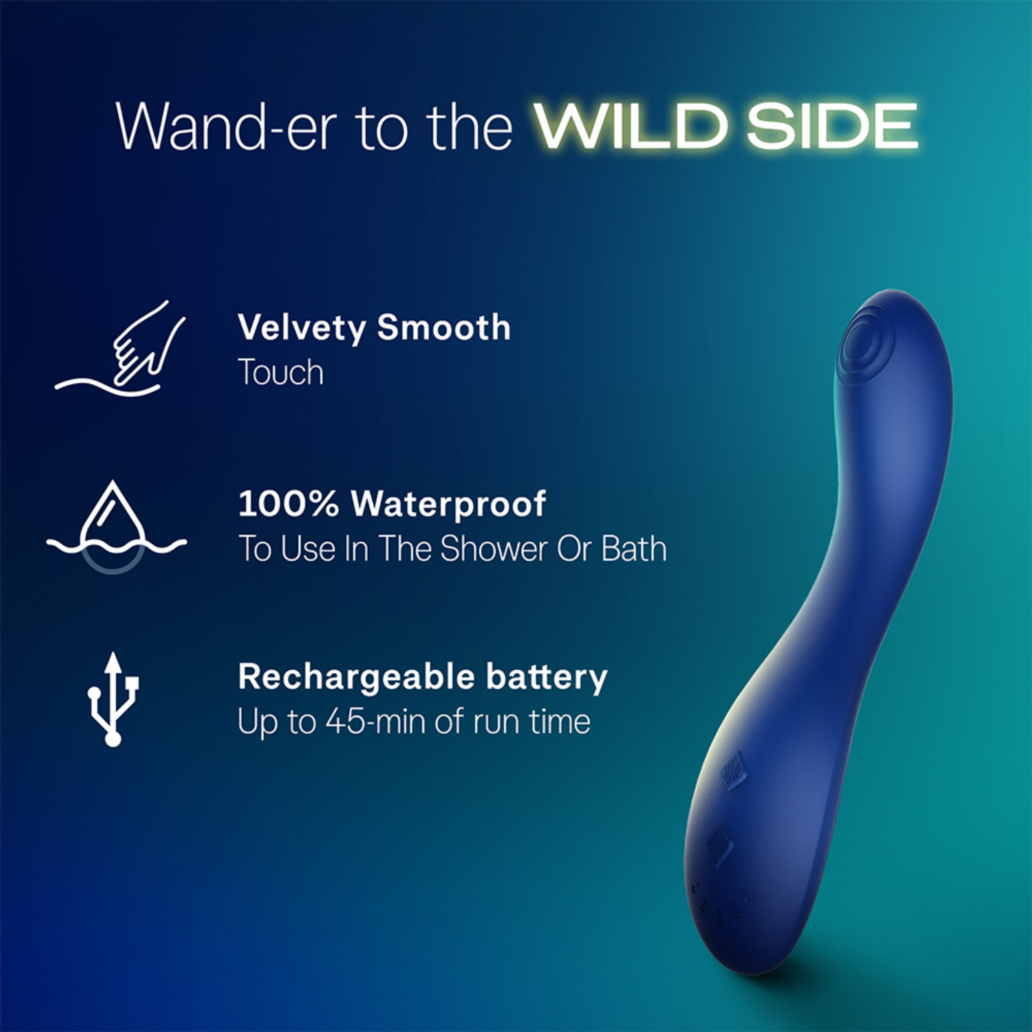 Image of DUREX Play Pulse Wand | Full Body Silent Massager|Silicone for Relaxation Massager
