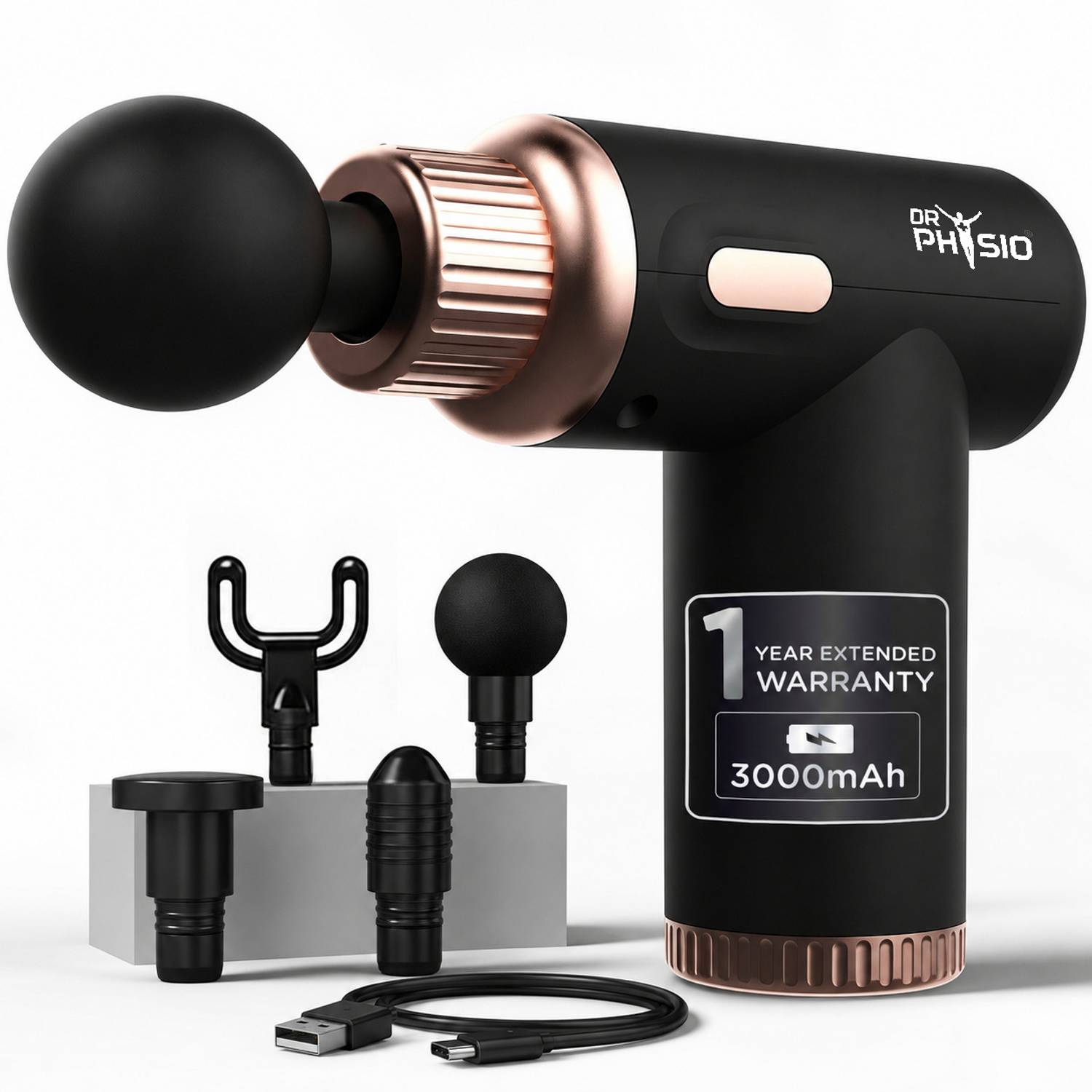 DR PHYSIO USA Dynamo Full Body Massage Gun-1034 - Image 1