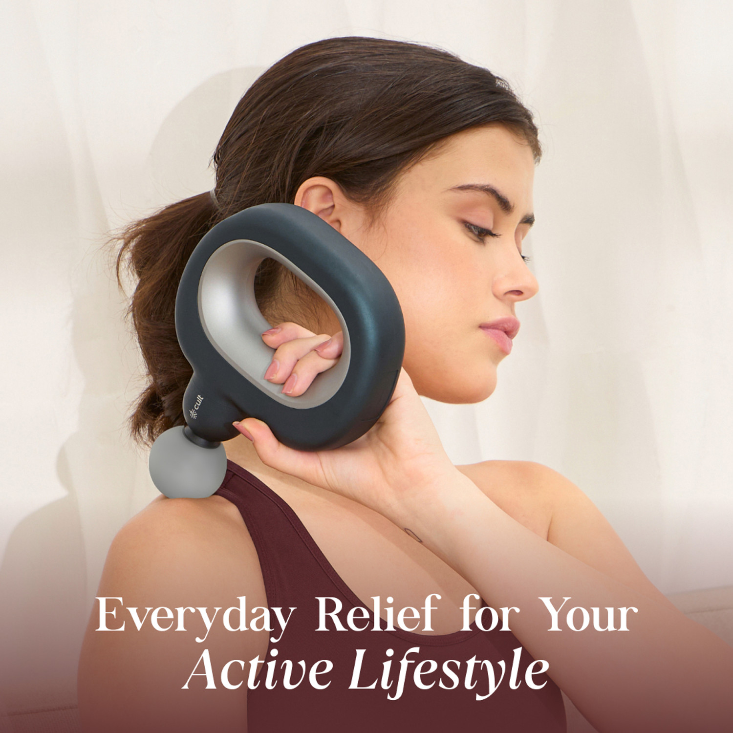 Image of Cult Halo Pain Relief, Deep Tissue Full Body Gun Massager