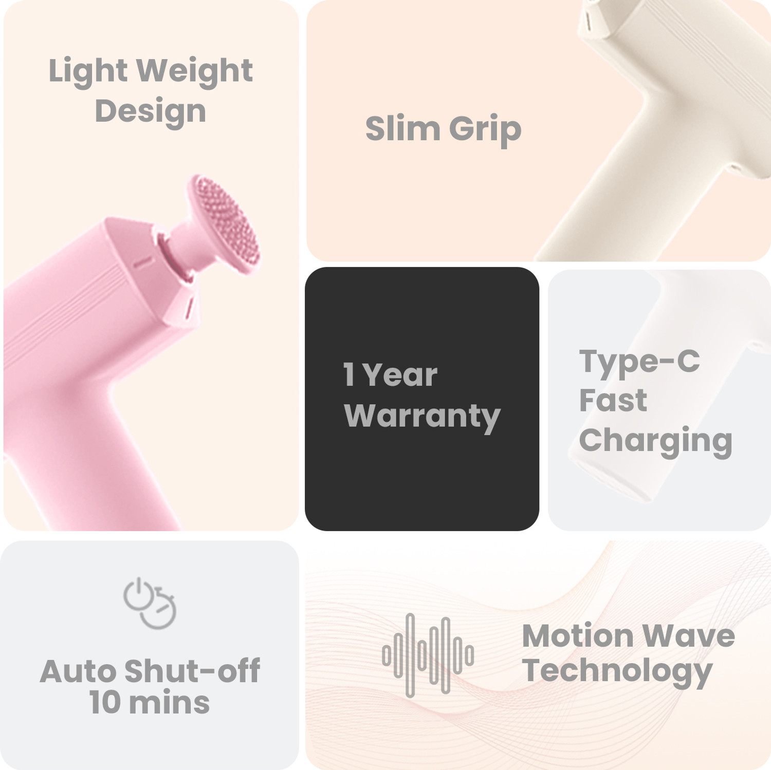 Image of Femix Female Pain Relief Pro for Back & Neck pain, Full Body Women Gun Massager