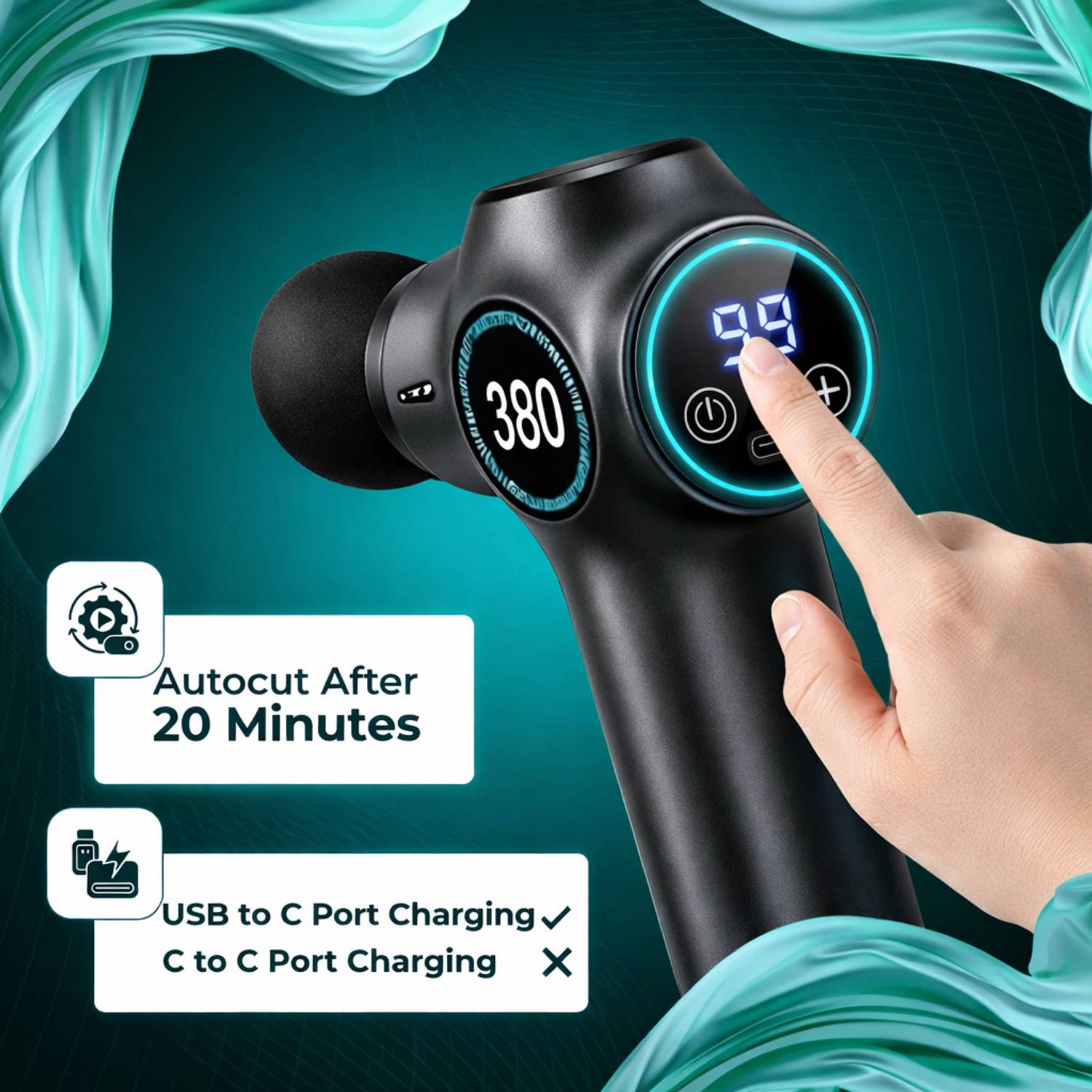 Miggon Portable Deep Tissue Massage Gun - Image 3