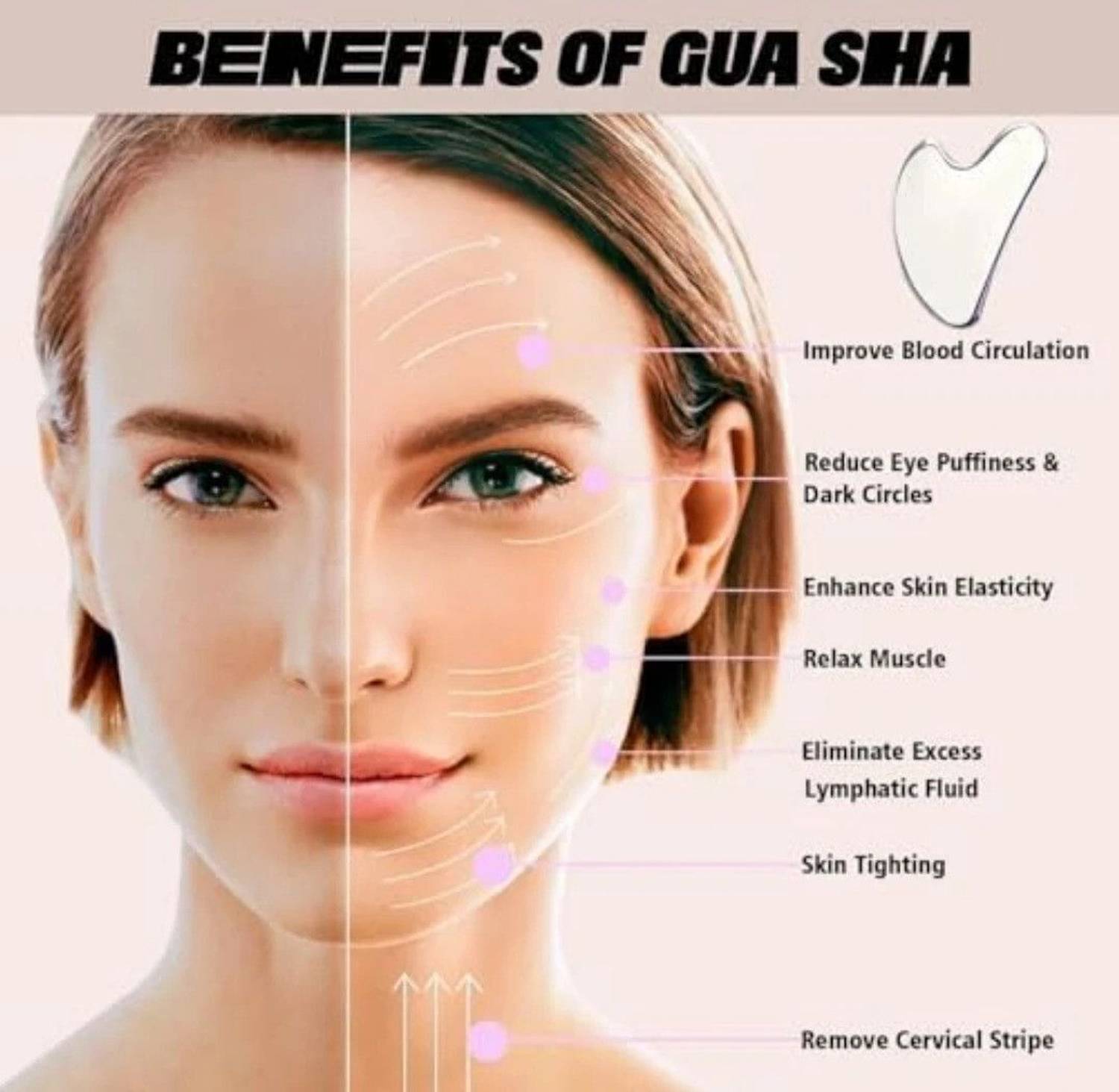 Qudsia Heart Shape 01 Gua Sha Massager - Image 3