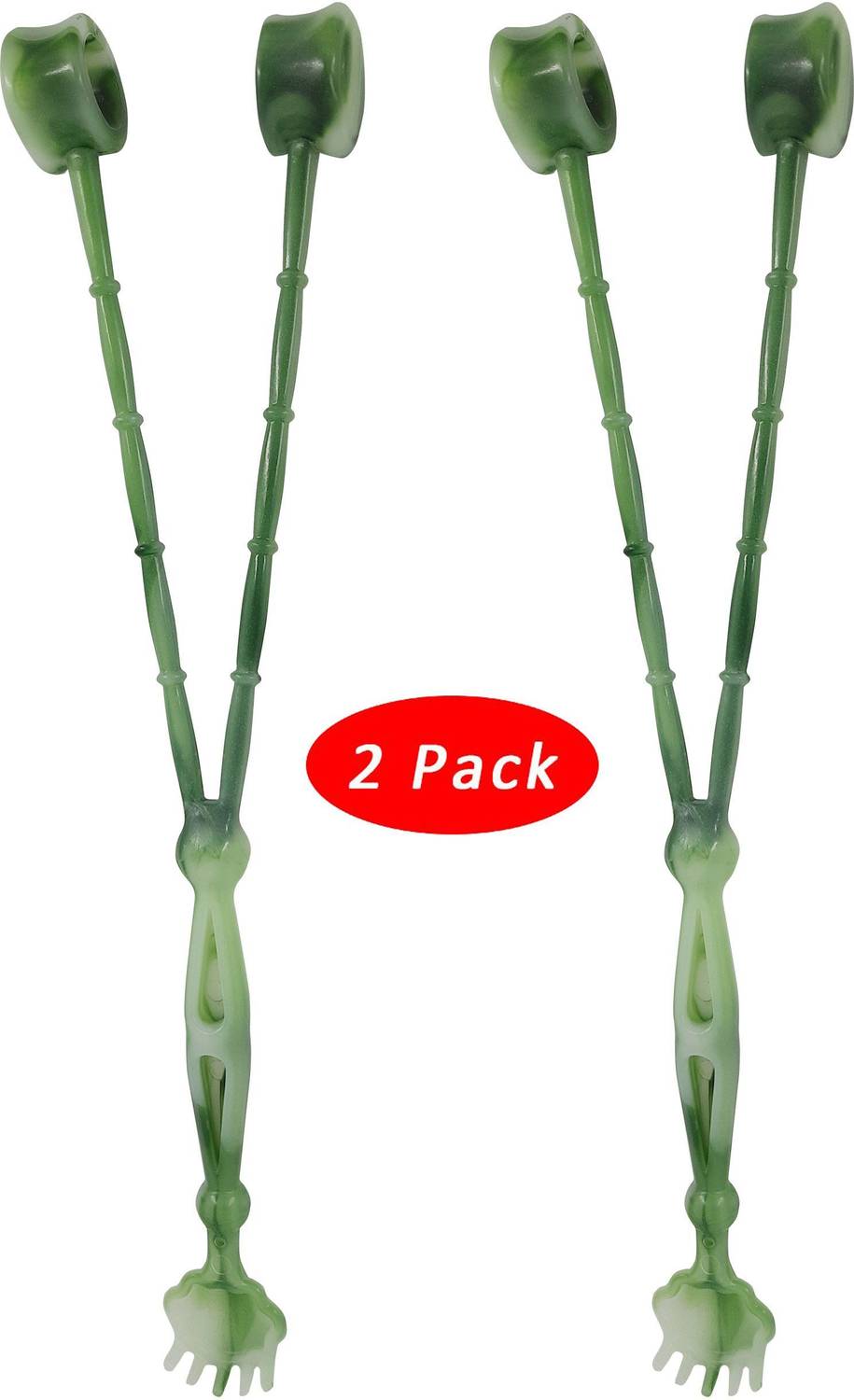 BROLAVIYA 2 pack 2 in1 Fish Shape Manually Massage Stick Knock Base Massager