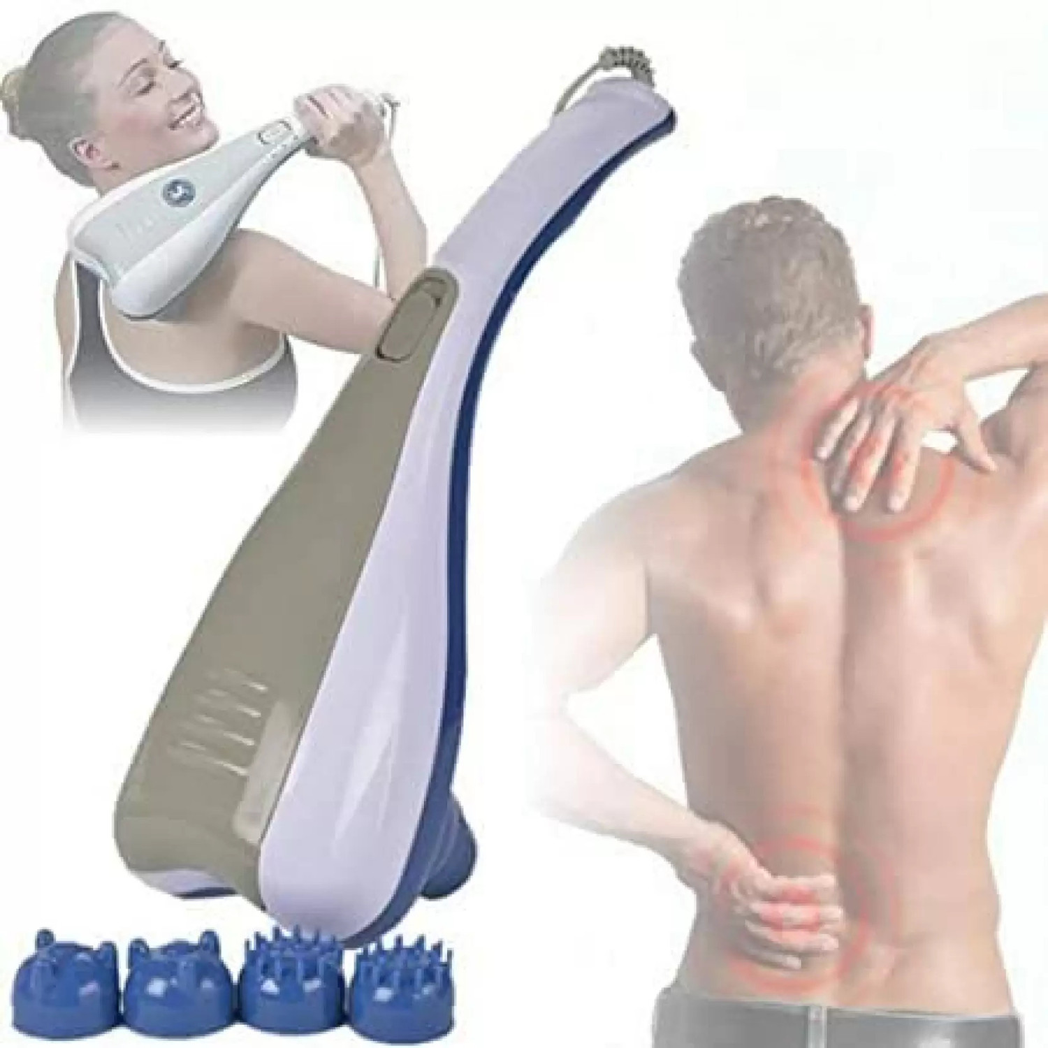 Image of PaxMore SL 222 Powerful Electric Double Head Hammer Pro Body Massager