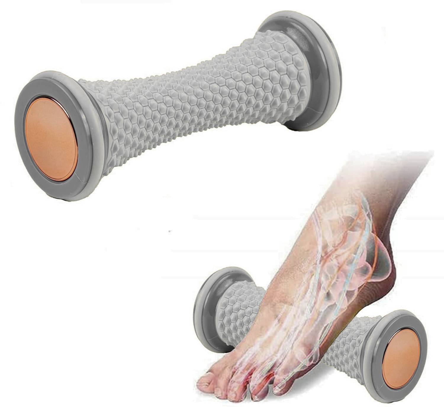 Bodylastics BLFootRoller02 Deep Tissue Muscle Recovery Massager