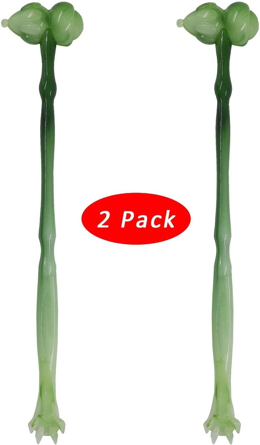 BROLAVIYA 2 in 1 Hammer hape Manually Massage Stick 2 Pack Relieves Itching Massager