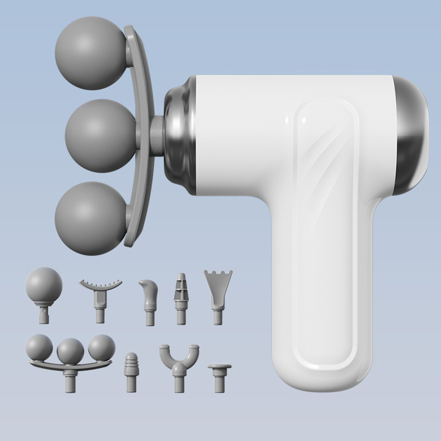 Image of Zovilstore 9 In 1 Mini Gun Massager Machine for Pain Relief 6 Speed TypeC Charging massager