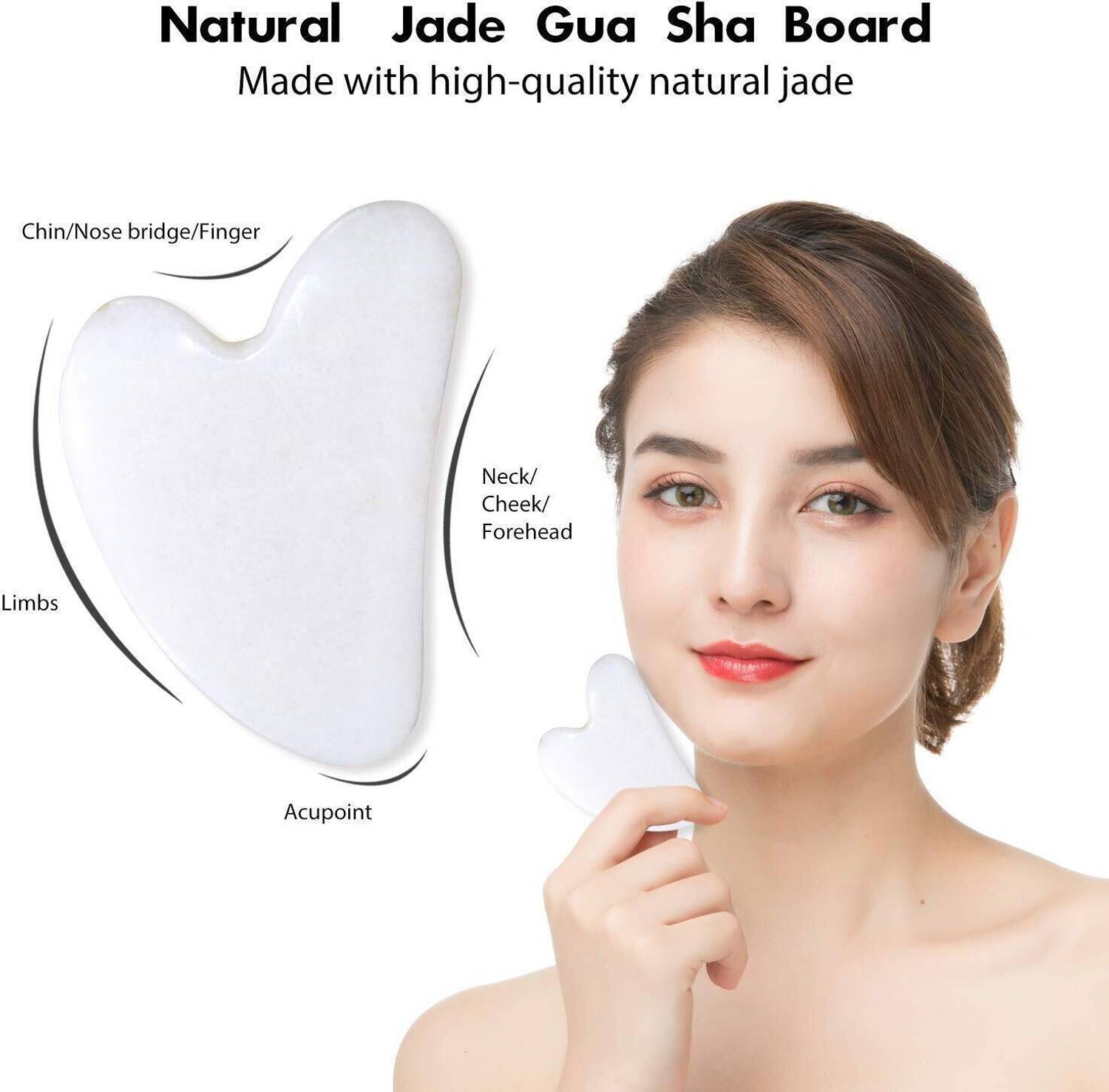 jaderoller 304 Stainless Steel Gua Sha Facial Tool - Image 5