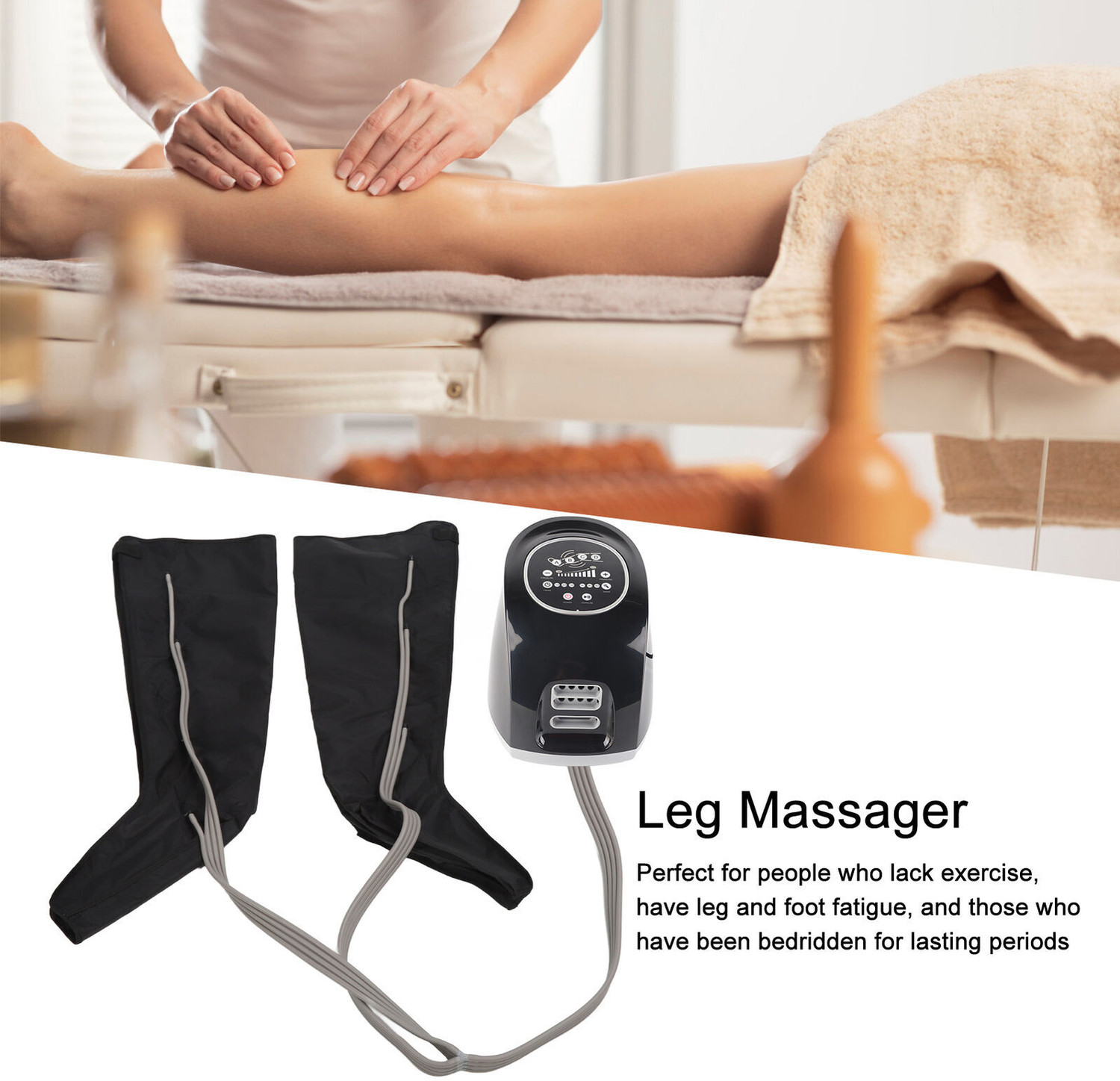 Image of R A Products DVT Compression Therapy Unit Air Pressure Massager for pain relief of Leg, Calf and Foot Massager Machine Massager