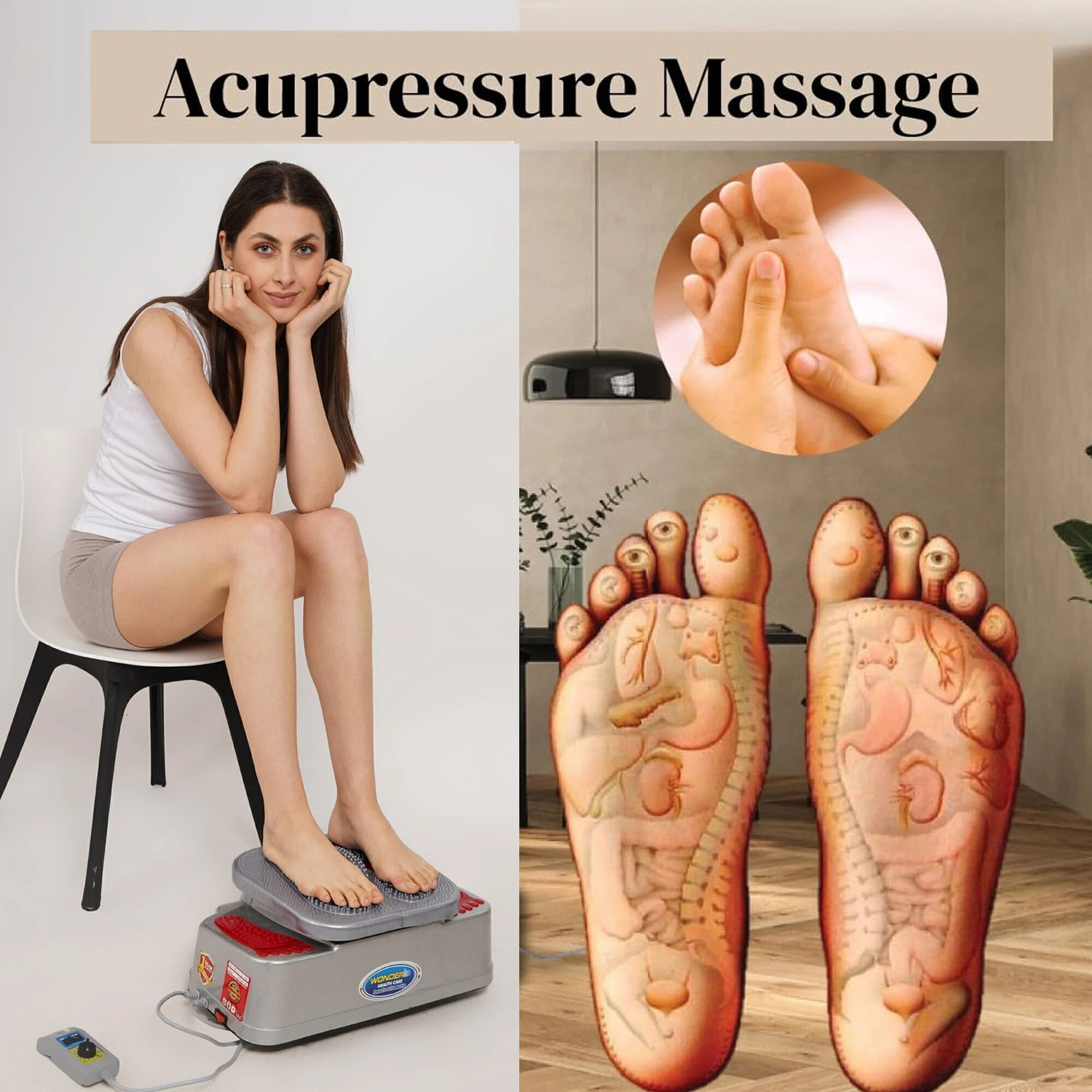Image of WIB wib-98 blood circulation machine with heating tachnology Massager