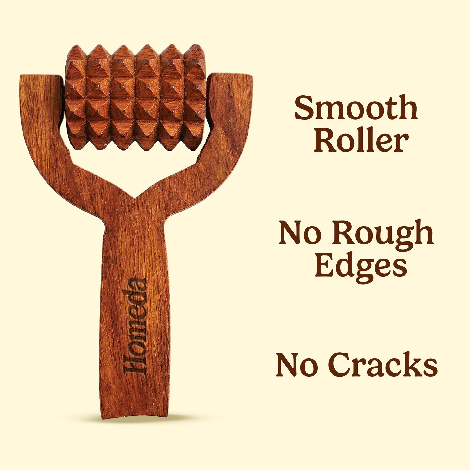 Image of Homeda Balayantra for Hair Growth | Balyantra Roller - Wooden Derma Roller Bala Yantra | Head, Scalp Massager, Pain Relief & Blood Circulation Massager
