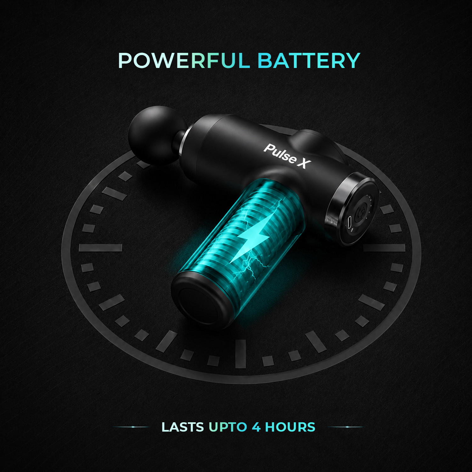 Image of Pulse X Impact For Pain Relief, Neck and Full Body Gun Massager