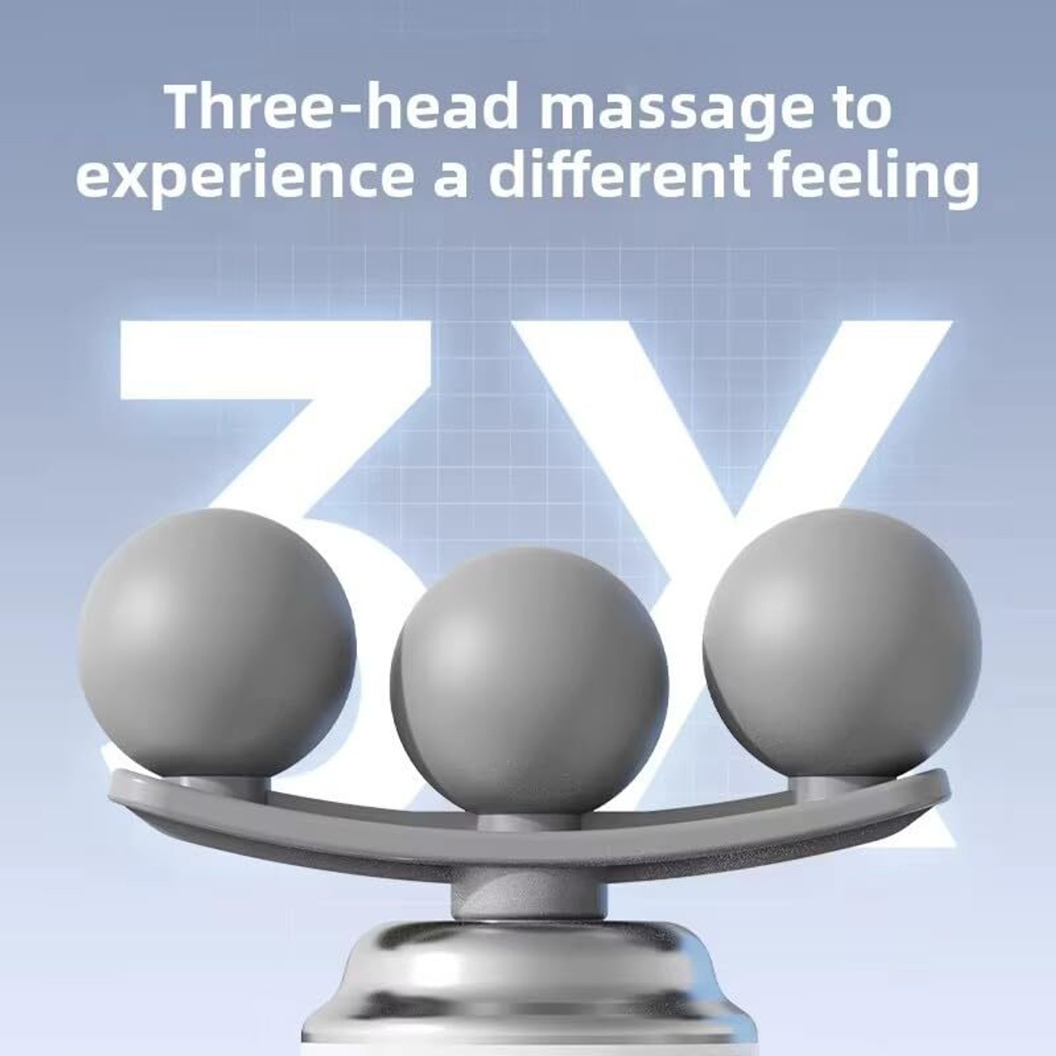 Image of Zovilstore Pro+ Mini Deep Tissue Massage Gun - 3-Head Portable Percussion Massager, 6-Speed Settings Massager