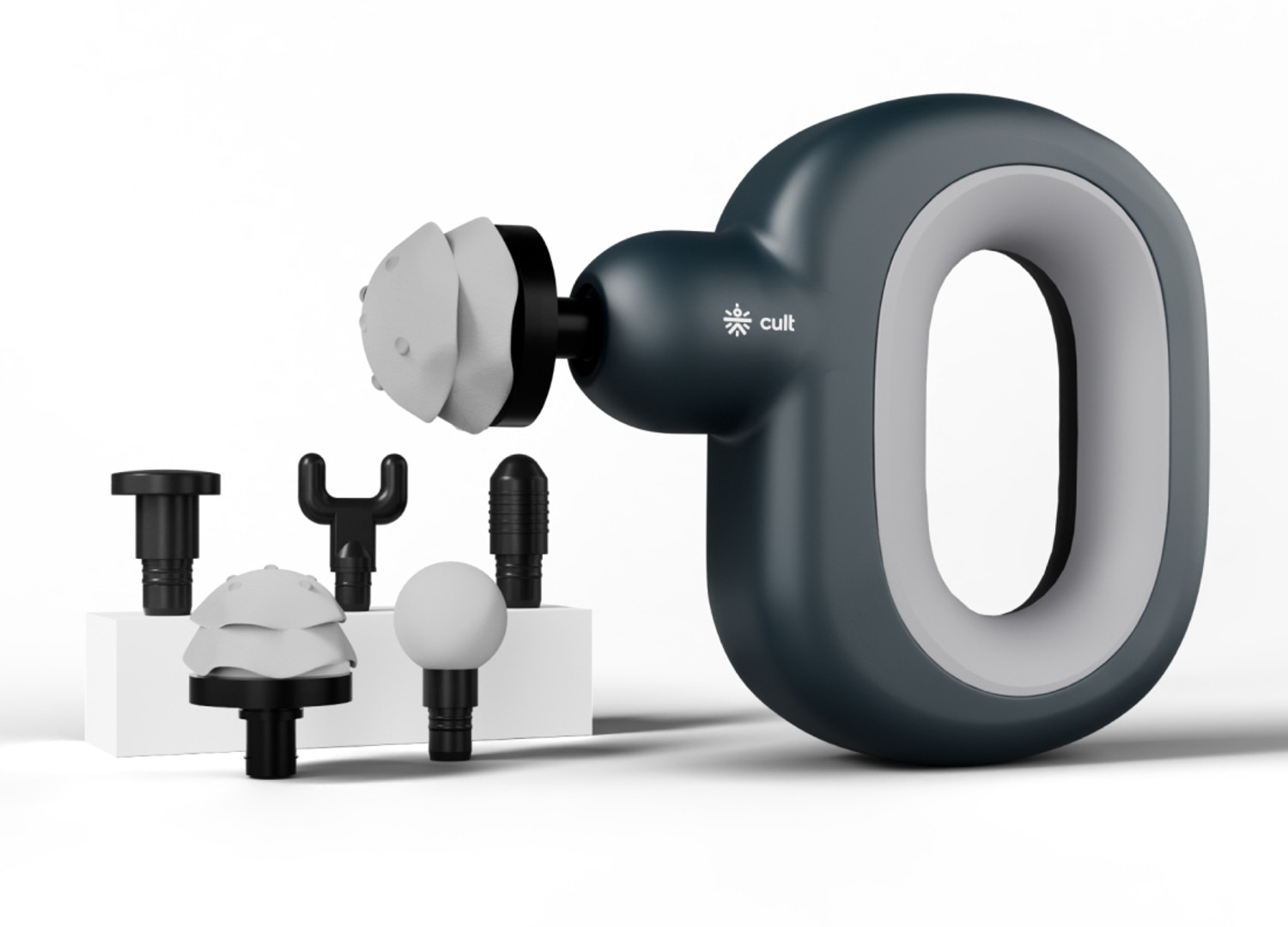 Image of Cult Halo Pain Relief, Deep Tissue Full Body Gun Massager