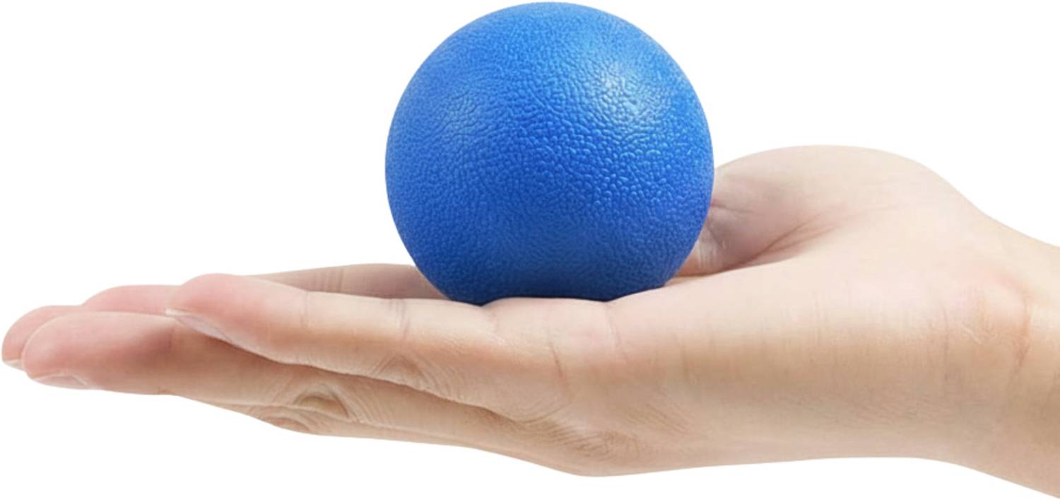Bodylastics BLLBBlue Hard PVC Yoga Massage Ball Massager