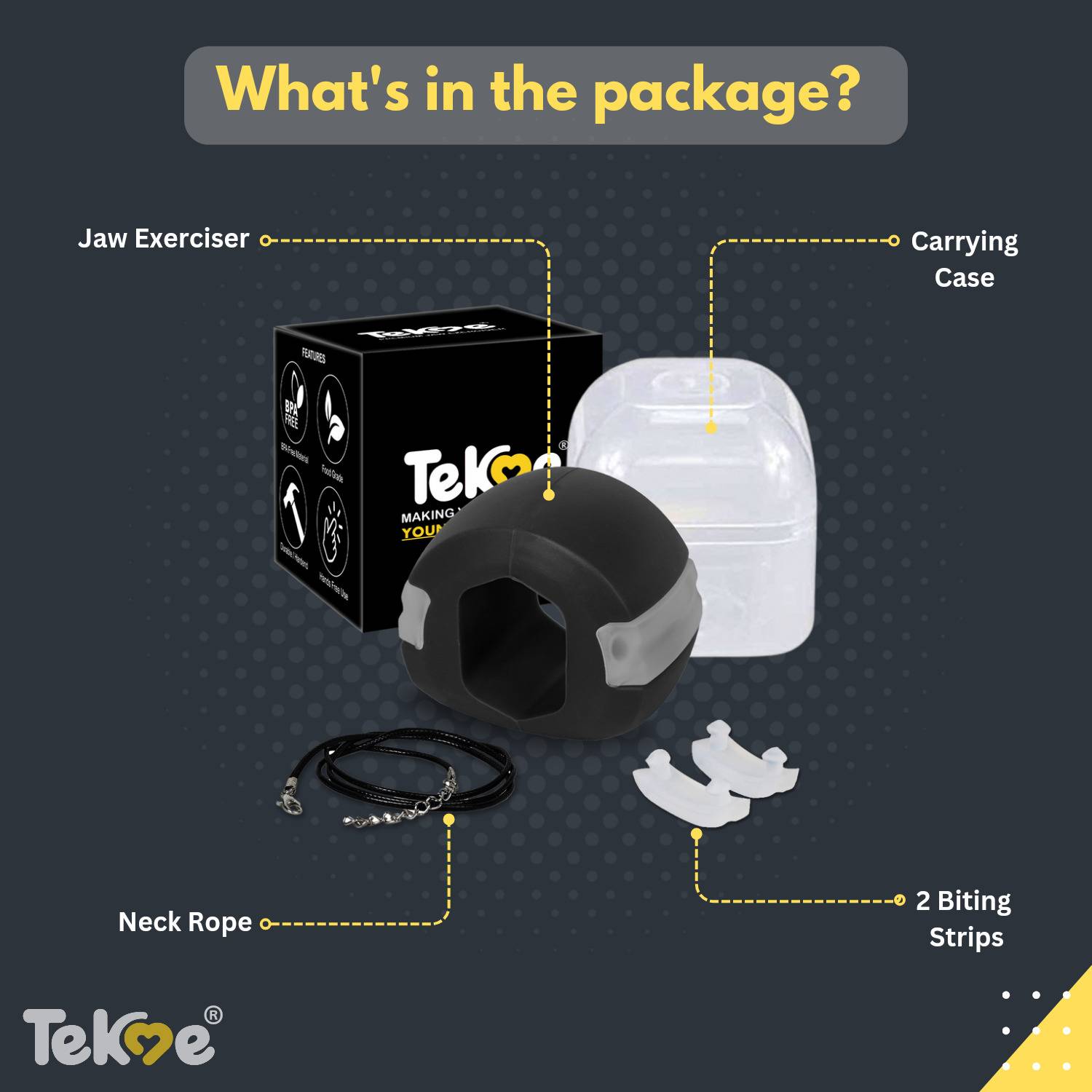 tekme Jaw Exerciser 40-LBS - Image 2