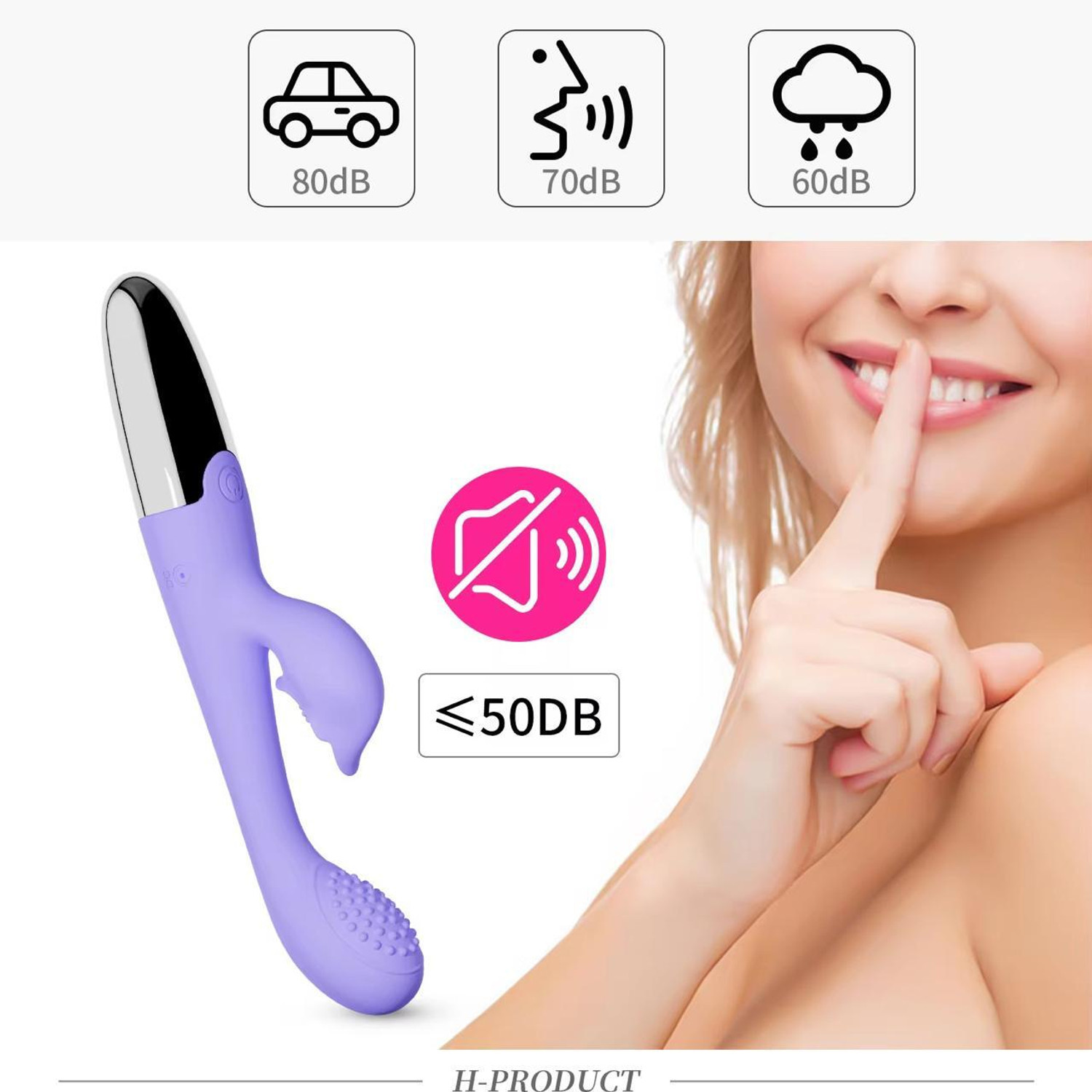 Image of HK EXPORT BodyMassager83 Silent Ergonomic Personal Massager Device Massager