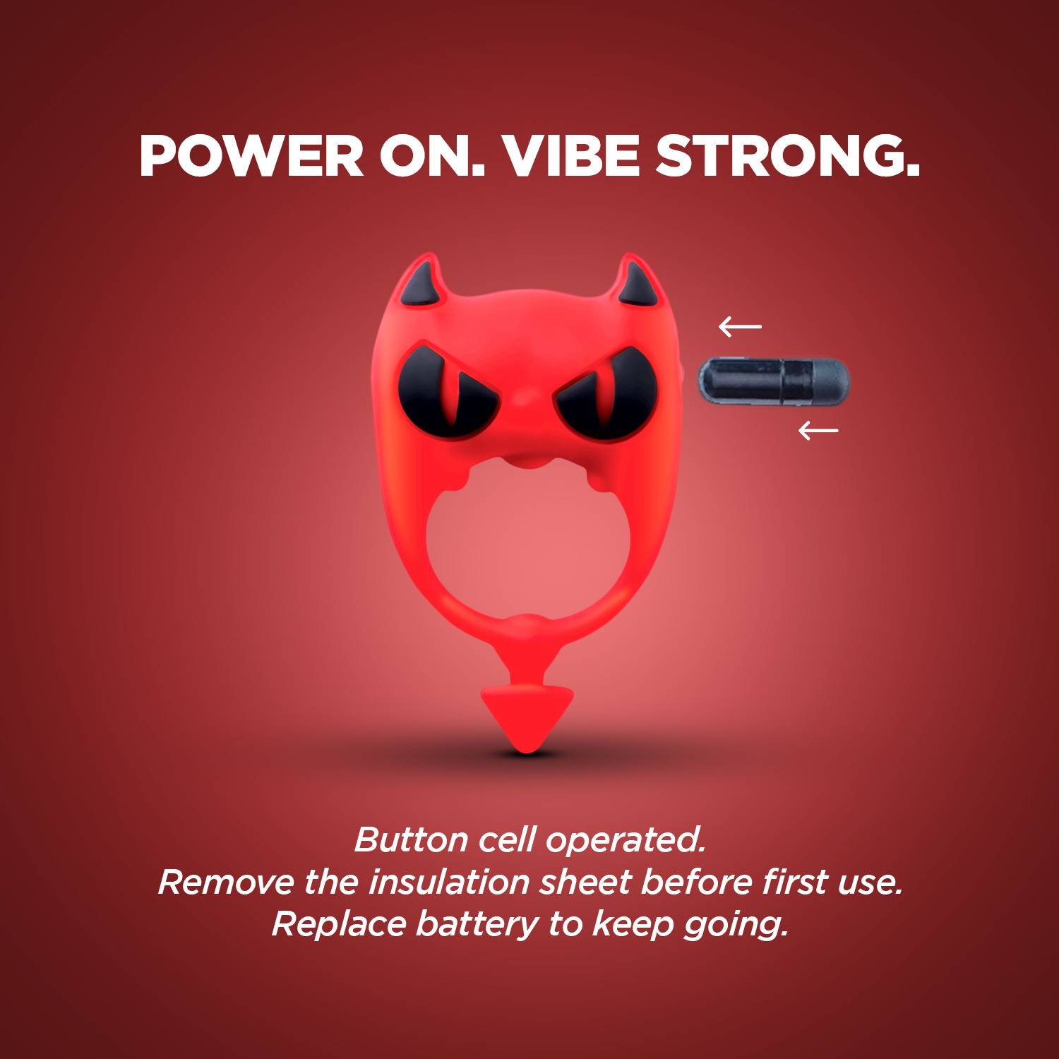 SKORE Shiver Personal Vibrating Intimate Ring | 60 min Run Time | For Him  Massager