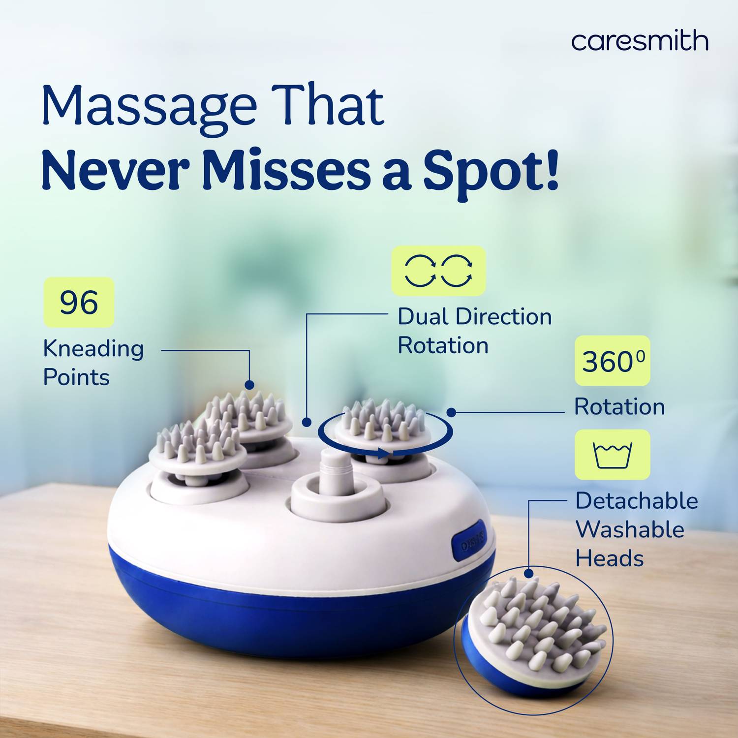 caresmith FCS0152 Revive Electric Handheld Scalp & Head Massager ... more