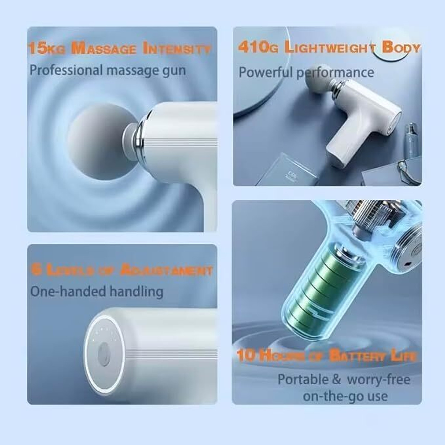 Image of Zovilstore Massage Gun | Deep Tissue Full Body Gun Massager for Back & Leg Massager