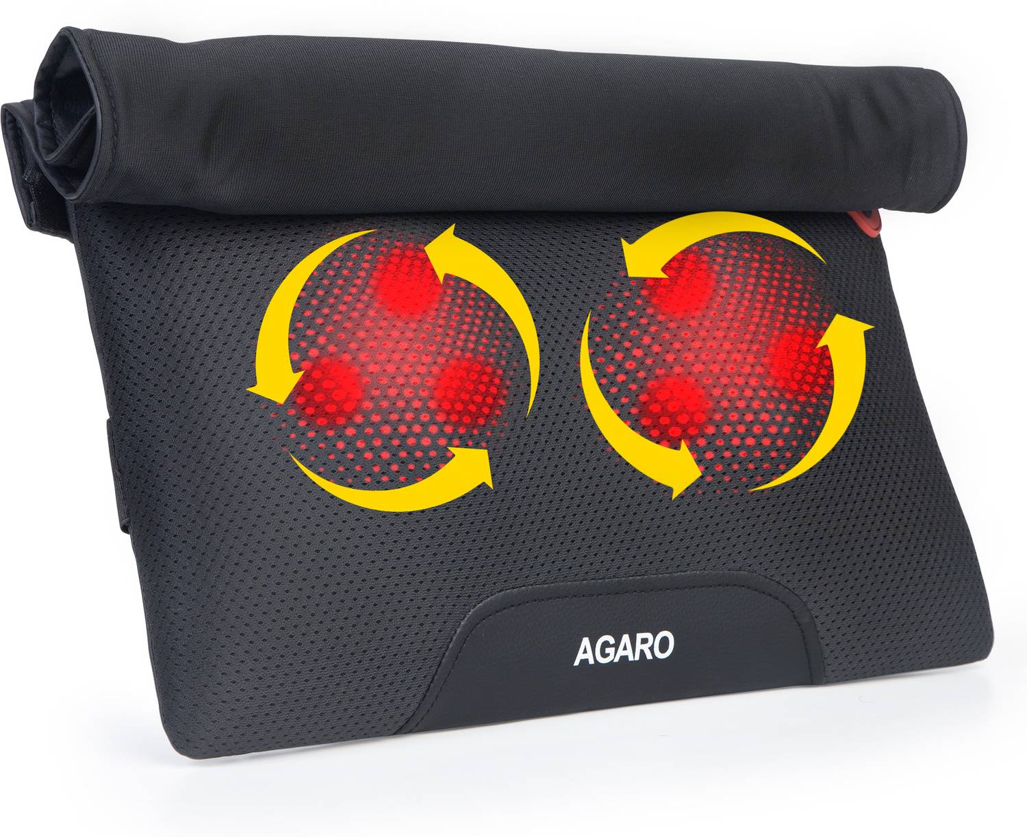 STYLE 【SHIATSU】 AGARO Deluxe Shiatsu Neck & back cushion Massager with 4 Rollers