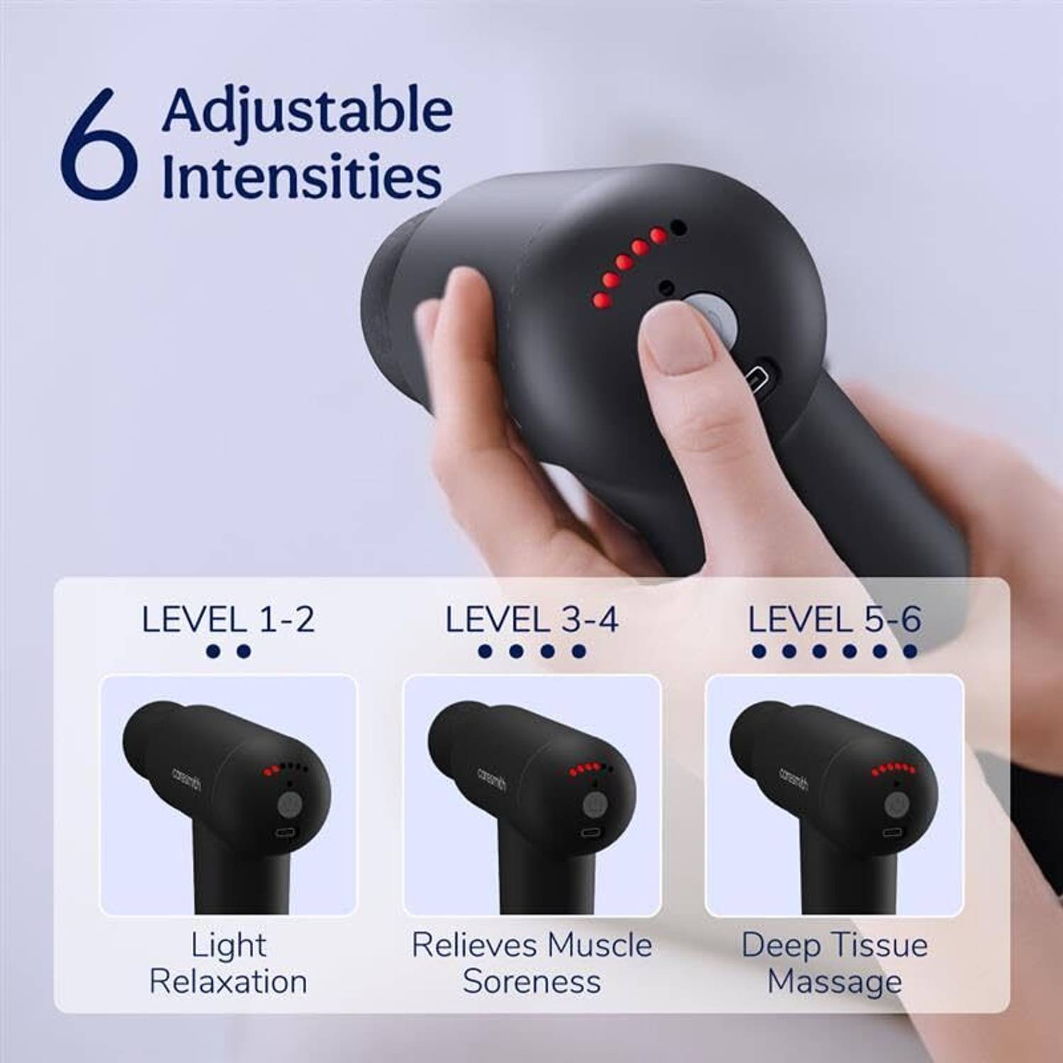 caresmith CS356 Charge Boost Massage Gun - Image 4