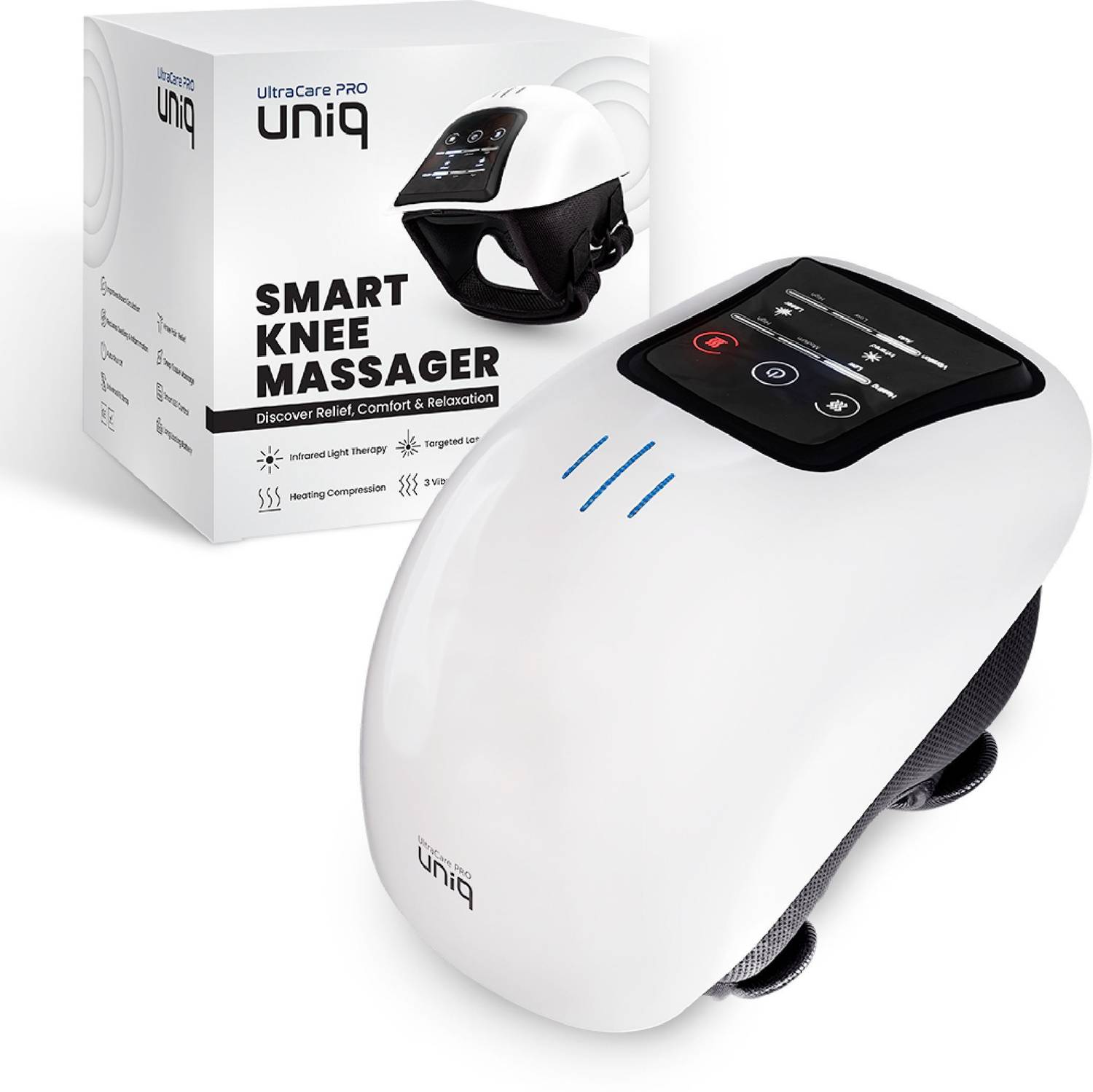 UltraCare PRO UNIQ Knee Massager - 1 Year Warranty - Joint & Musc
