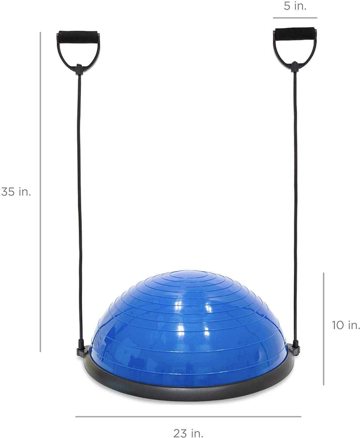 ACUPRESSUREMART Half Ball Balance Board with Resistance Bands - Image 5