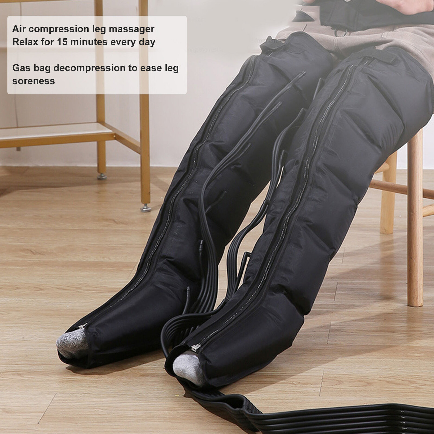 Image of R A Products DVT Compression Therapy Unit Air Pressure Massager for pain relief of Leg, Calf and Foot Massager Machine Massager