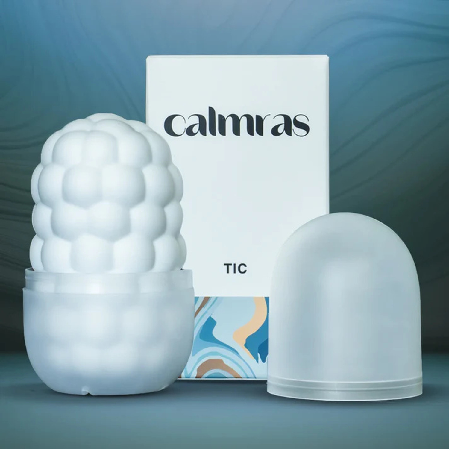 Image of Calmras TIC Body Massager, Soft Silicone Design, Compact Portable Handheld Device Mini Body Massager, Ergonomic Design, Lightweight & Travel Friendly Massager