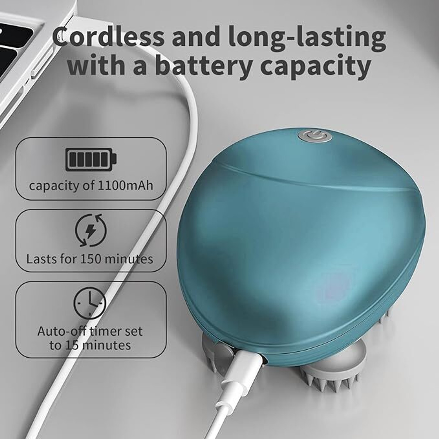Image of Esarora Relax Scalp Stress, Handheld Scalp Massager Tool Helps Hair Growth G14YHCX