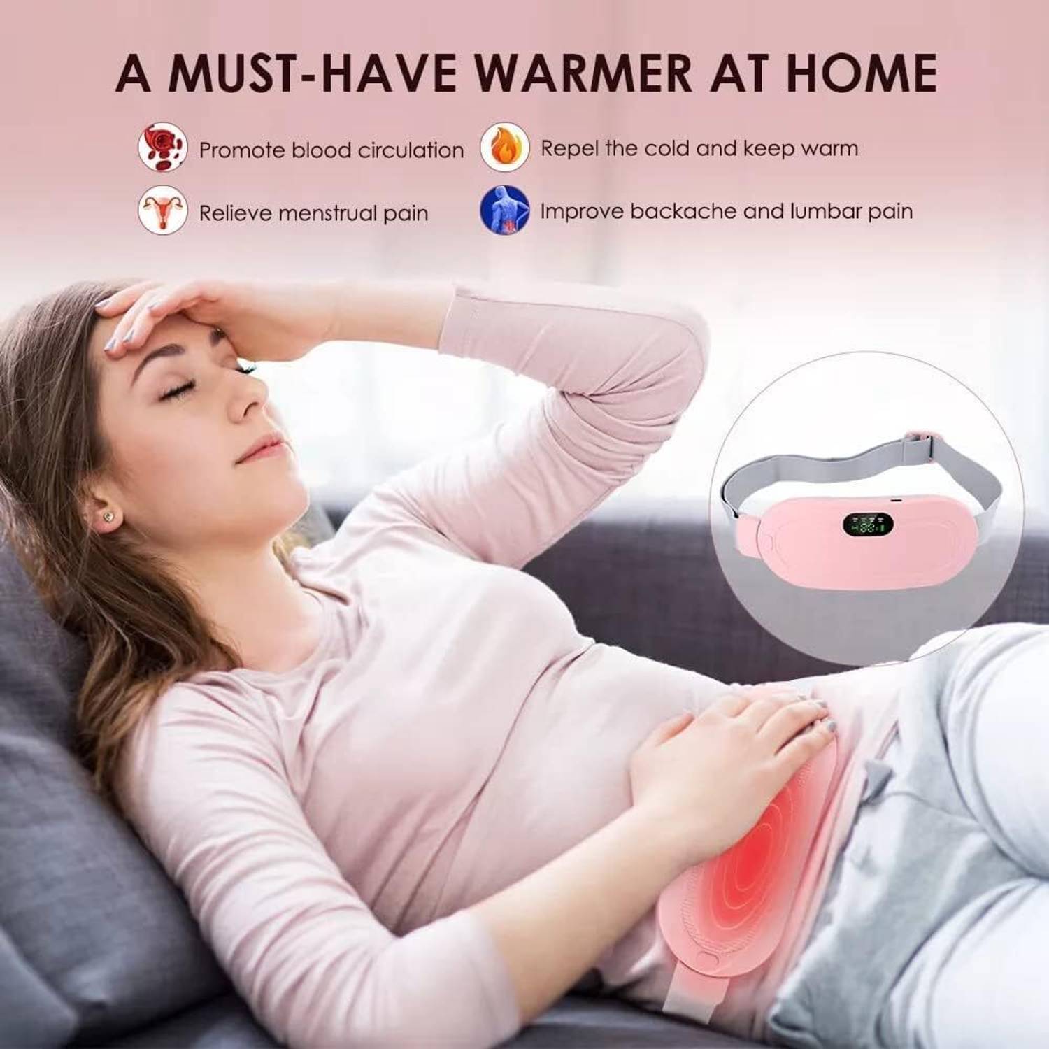 Zovilstore Rechargeable Period Cramp Pain Relief Massager - Image 5