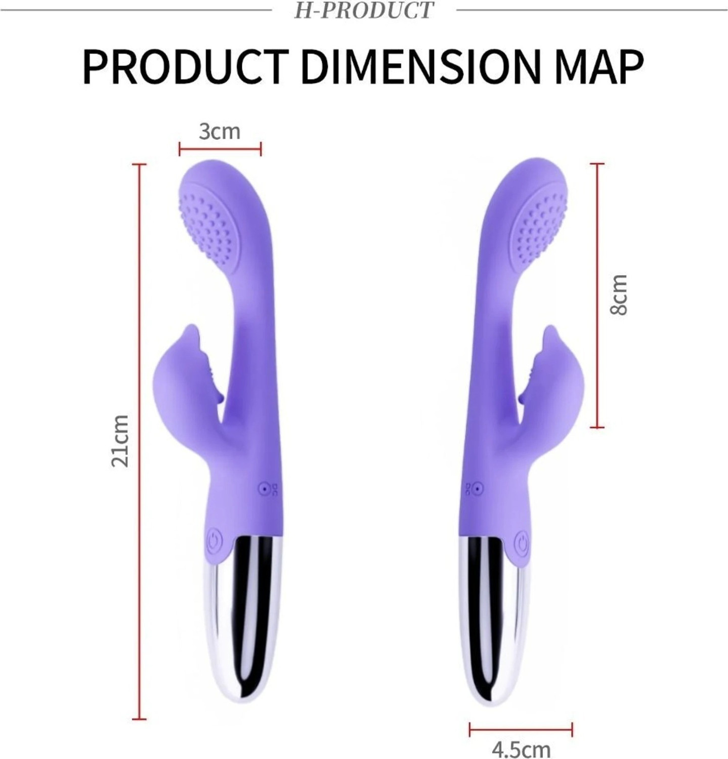 Image of HK EXPORT BodyMassager83 Silent Ergonomic Personal Massager Device Massager