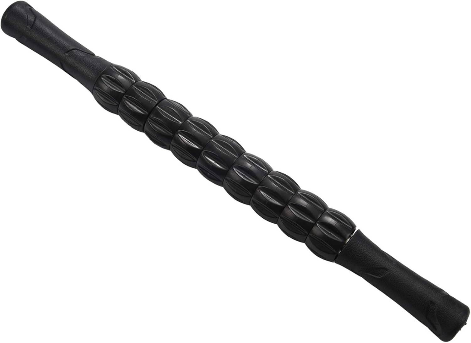 Bodylastics BLSMRJetblackS Deep Tissue Massage Roller Stick Massager