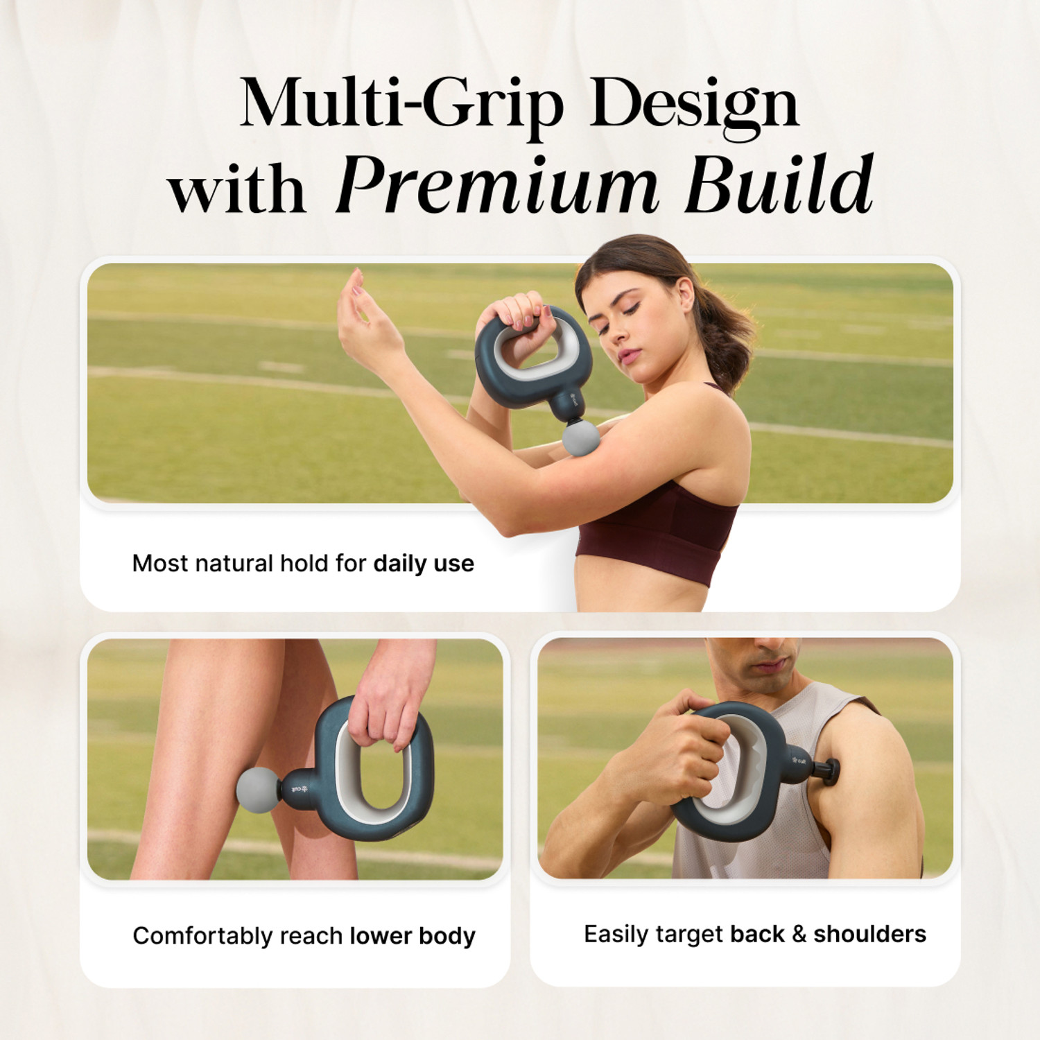 Image of Cult Halo Pain Relief, Deep Tissue Full Body Gun Massager