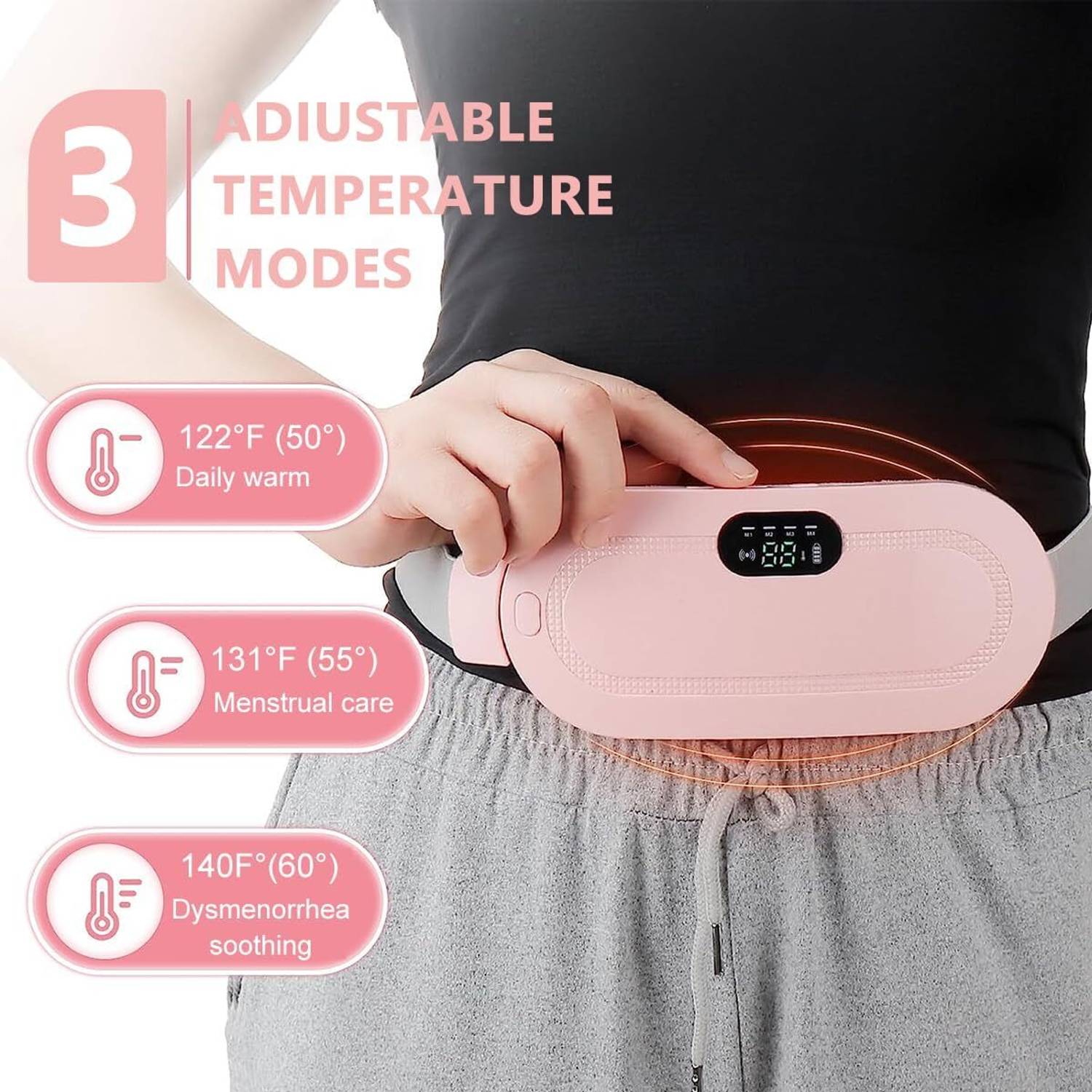Smartnest Cordless Heating Belt with Massage - Image 3