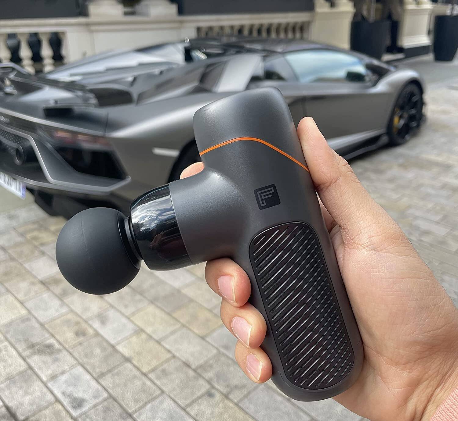 flexnest premium german-designed vibration gun massager Flexnest® Massage Gun | Premium German-Designed Gun with 4 Silicone Coated  Heads and Long Battery Life : Buy Online at Best Price in KSA main image 1
