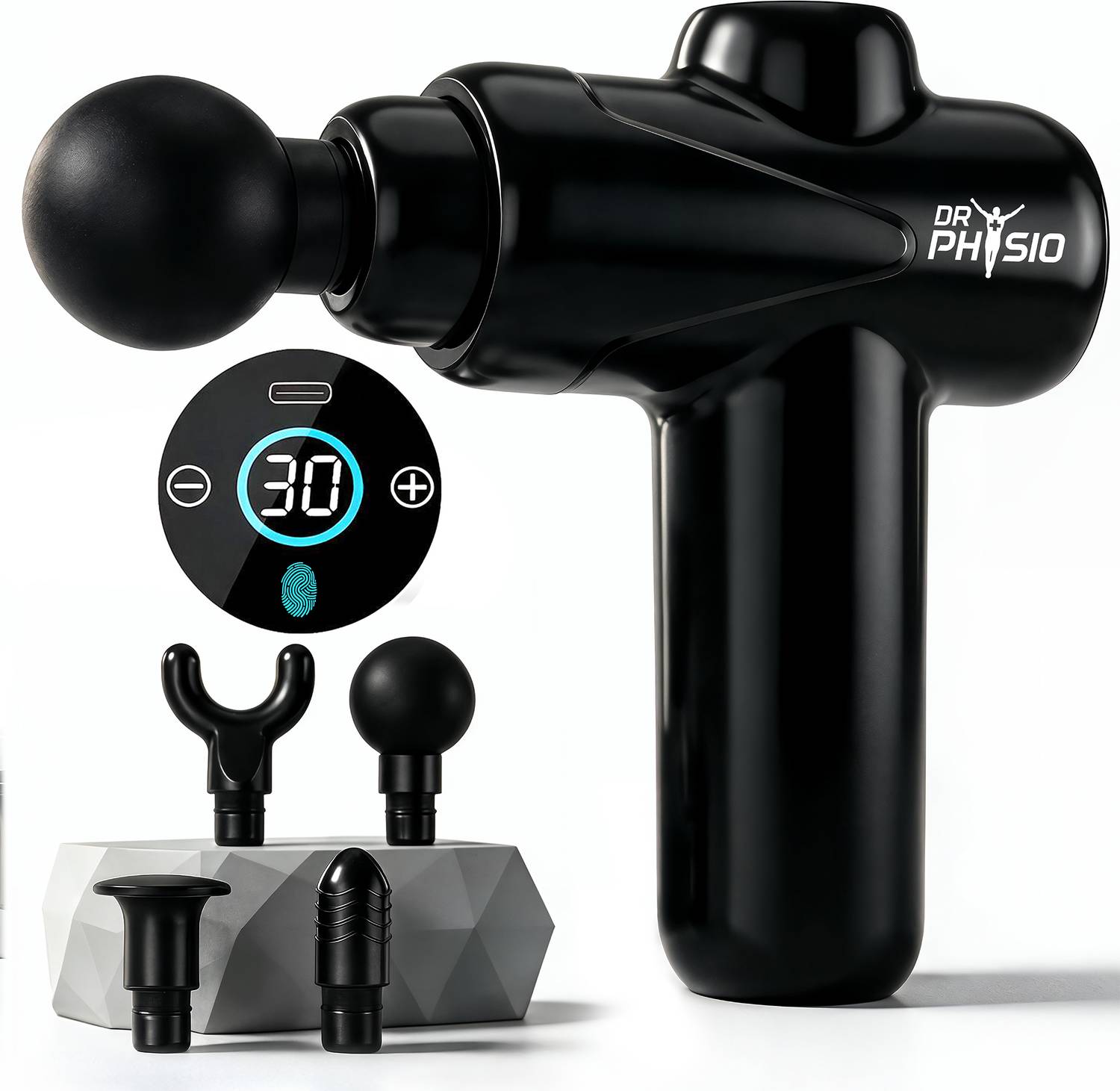 DR PHYSIO USA 1049 Touch Dynamo 3000mAh Massager - Image 1