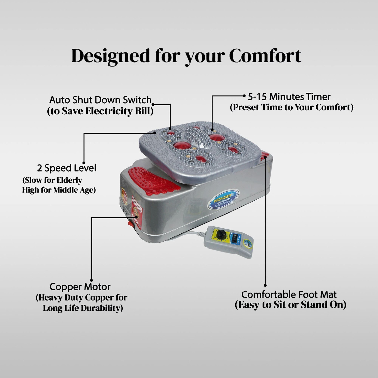 Image of WIB wib-98 blood circulation machine with heating tachnology Massager