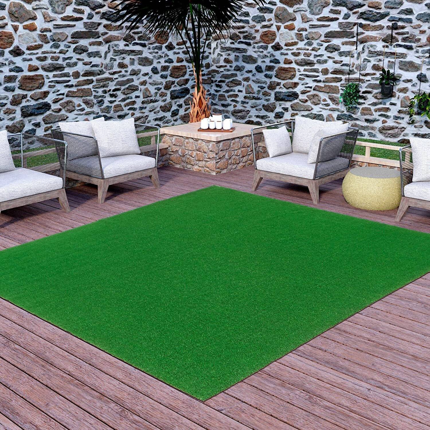 AAVAHAN Artificial Grass Floor Mat