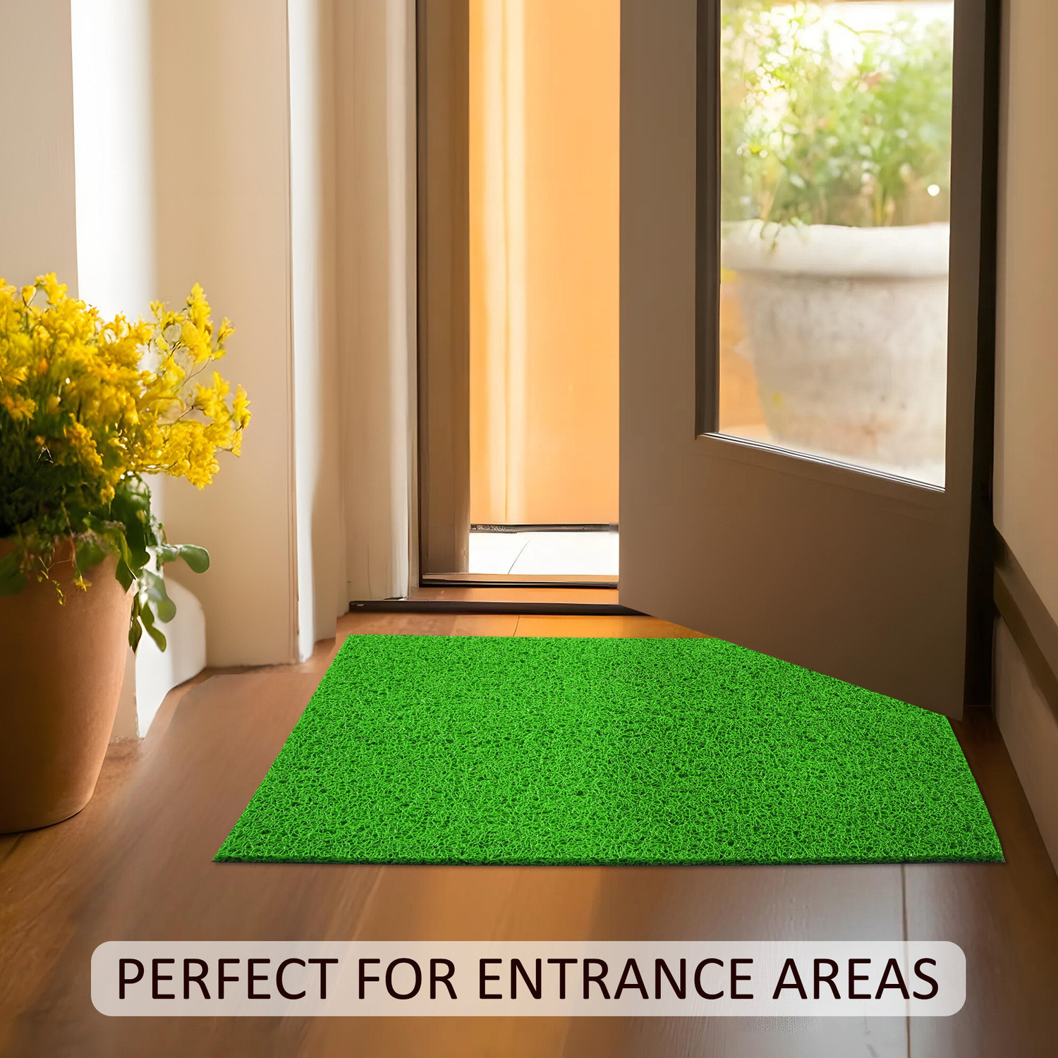 Image of HOMESTIC Rubber Floor Mat (Green, Medium)