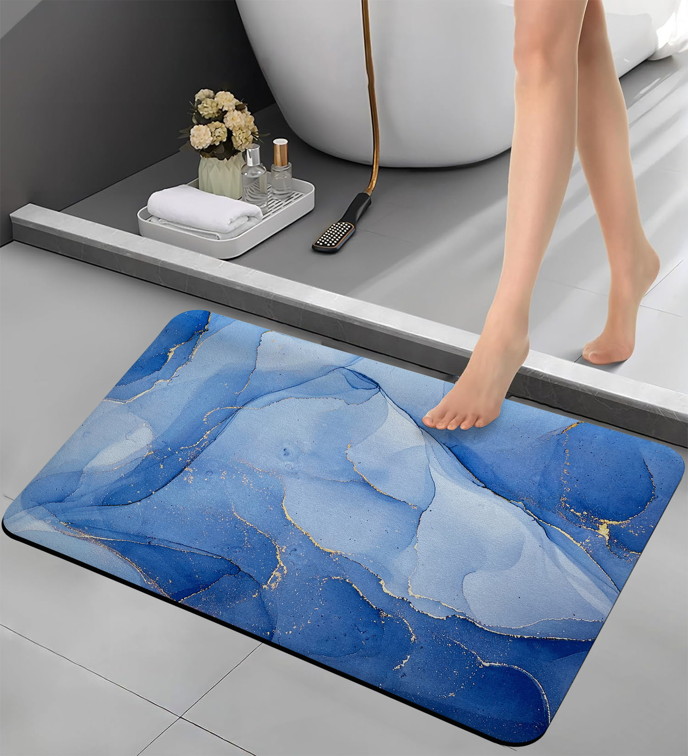 Image of Sunvibe Rubber Bathroom Mat