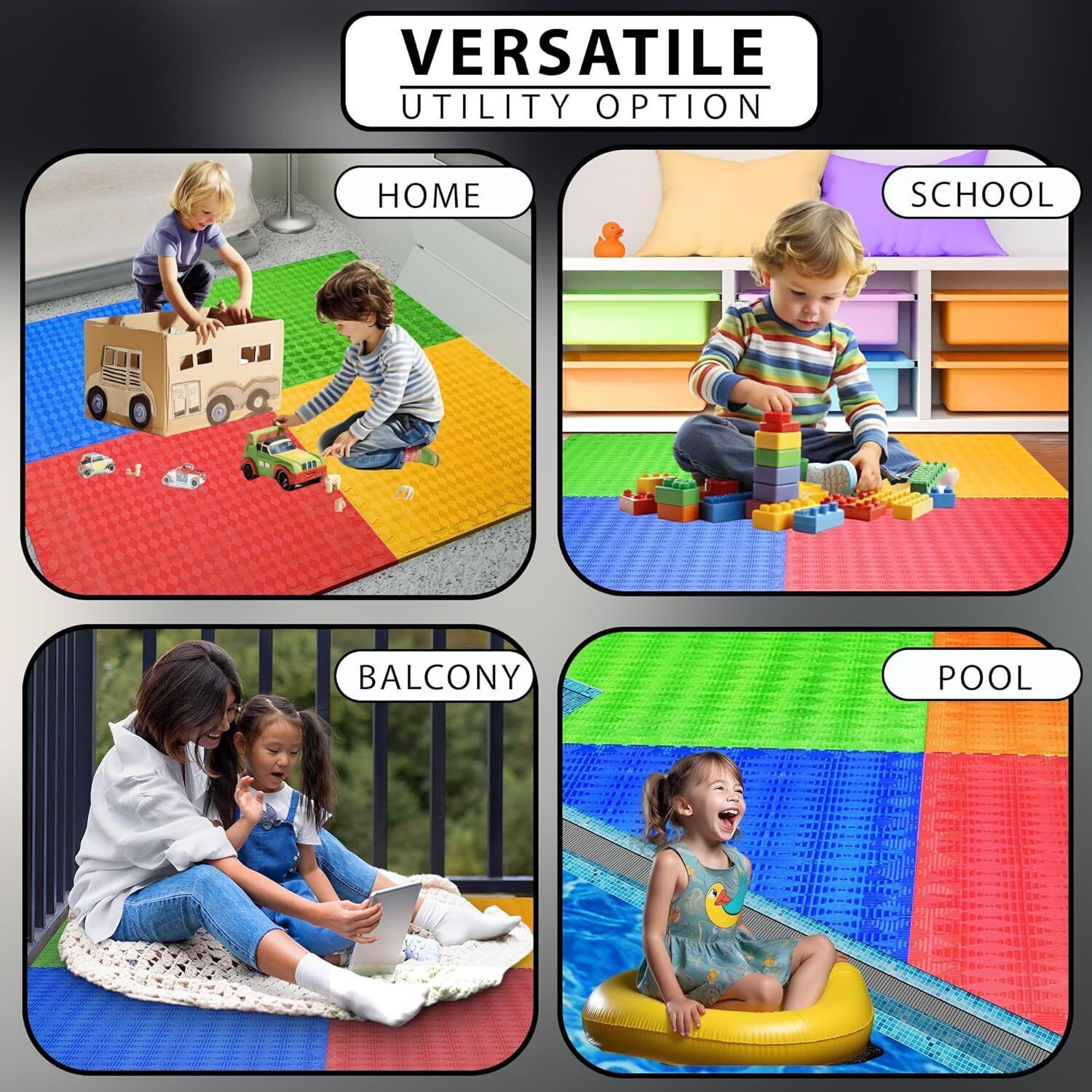Image of Easyhome Rubber Baby Play Mat