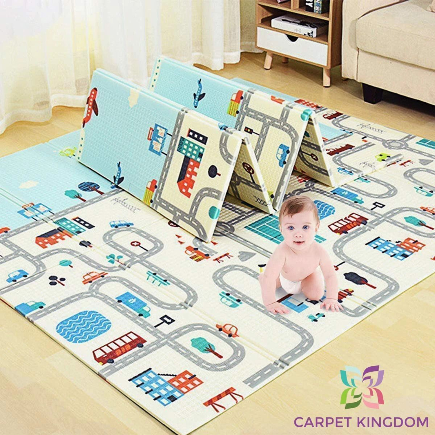 Image of CARPET KINGDOM Cotton Baby Play Mat