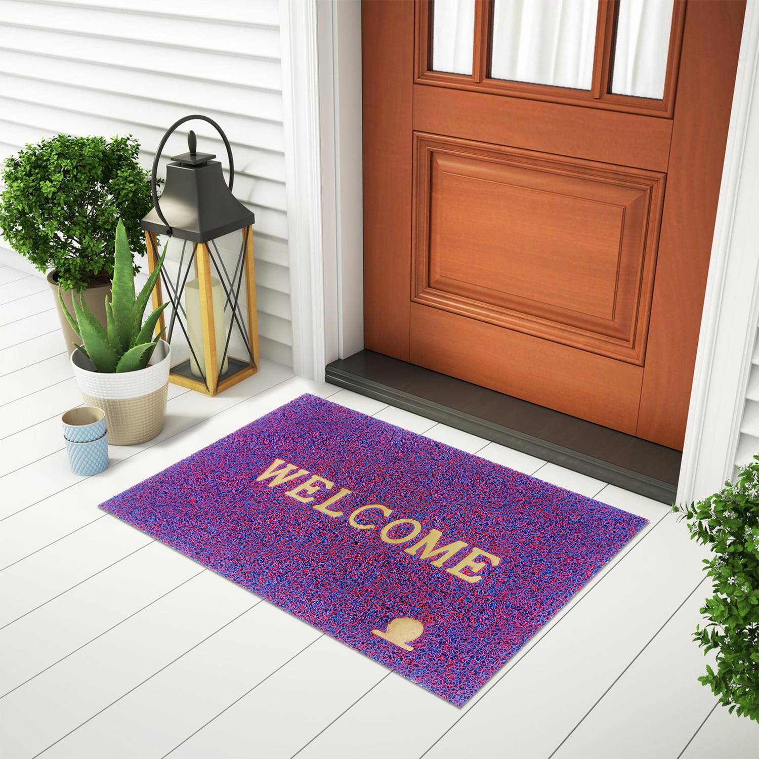 FOOTPRINT PVC (Polyvinyl Chloride), Rubber Door Mat
