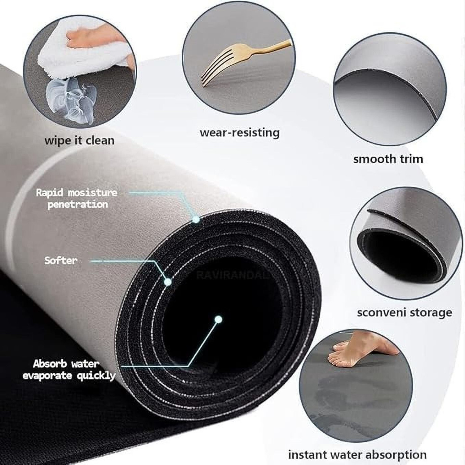 Image of star impex Silicone Baby Play Mat