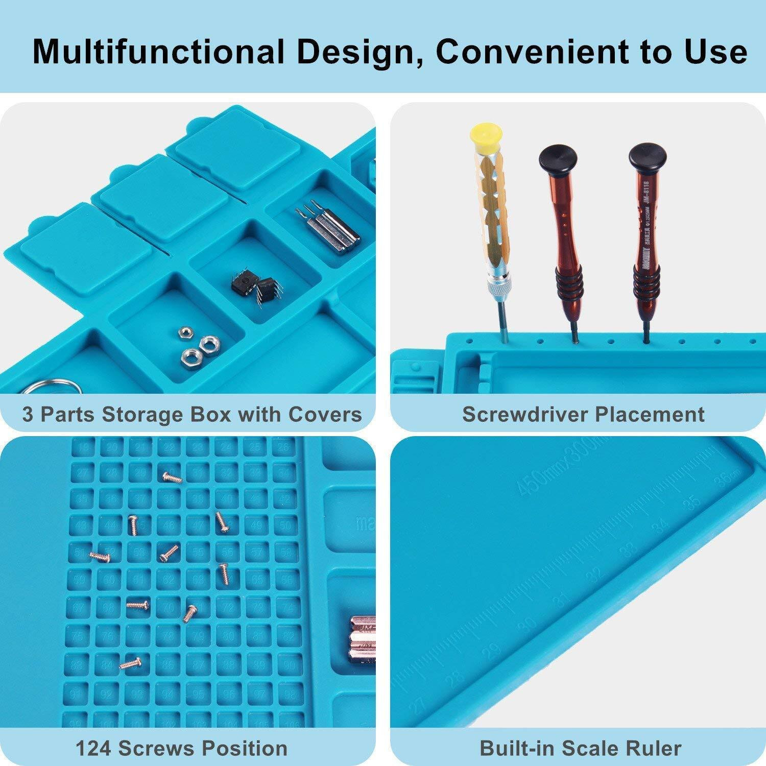 Image of Spstools S160 /501 Antistatic Silicon Blue Big Mat Ironing Mat