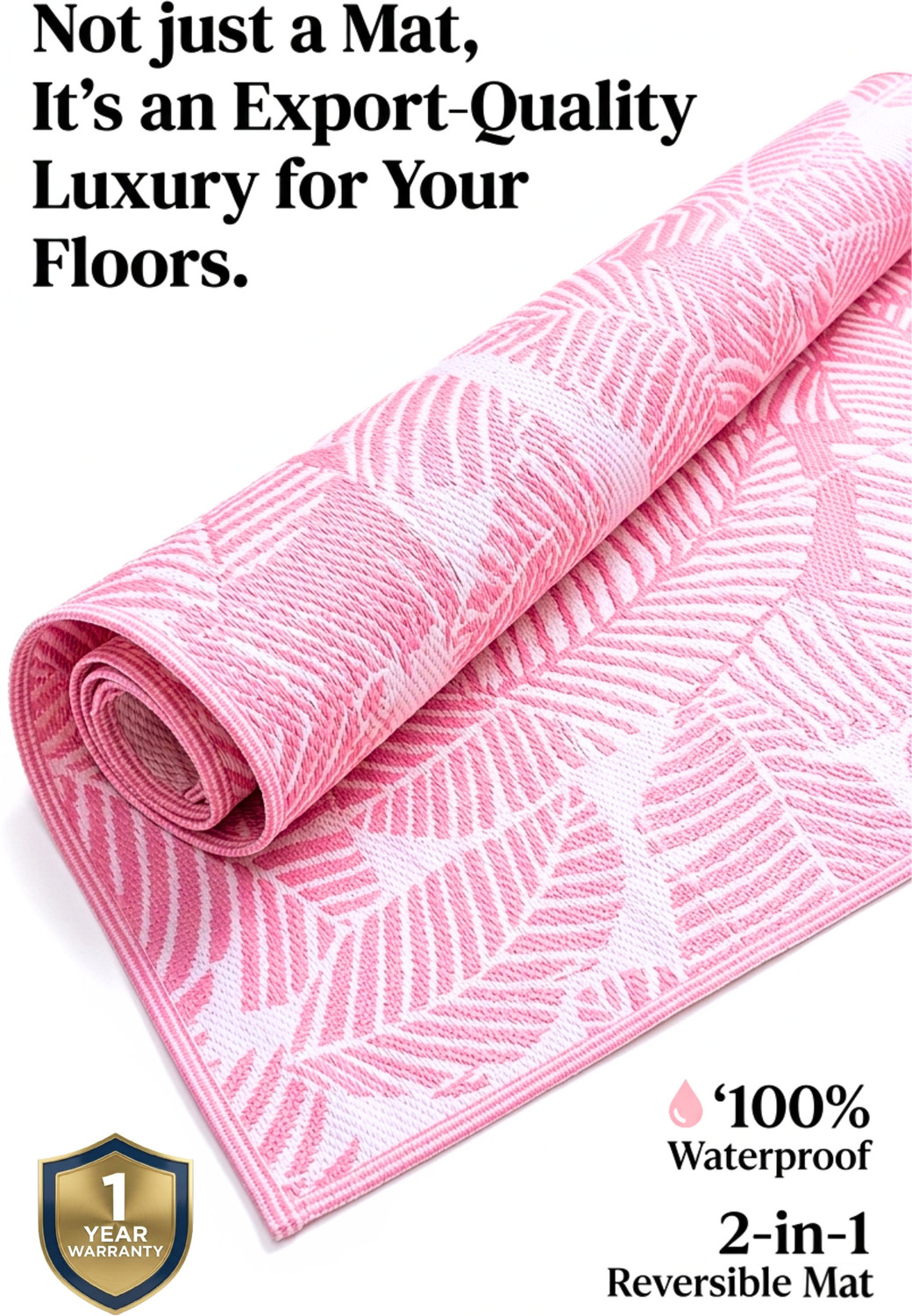 Image of IENARA PP (Polypropylene), Plastic Chatai Mat