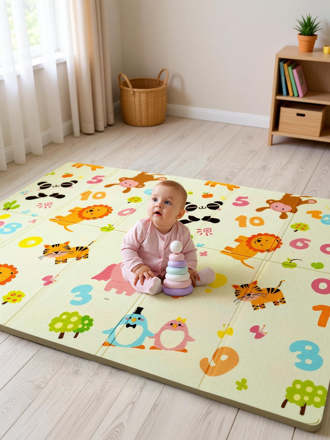 Image of LuvLap Rubber Baby Play Mat